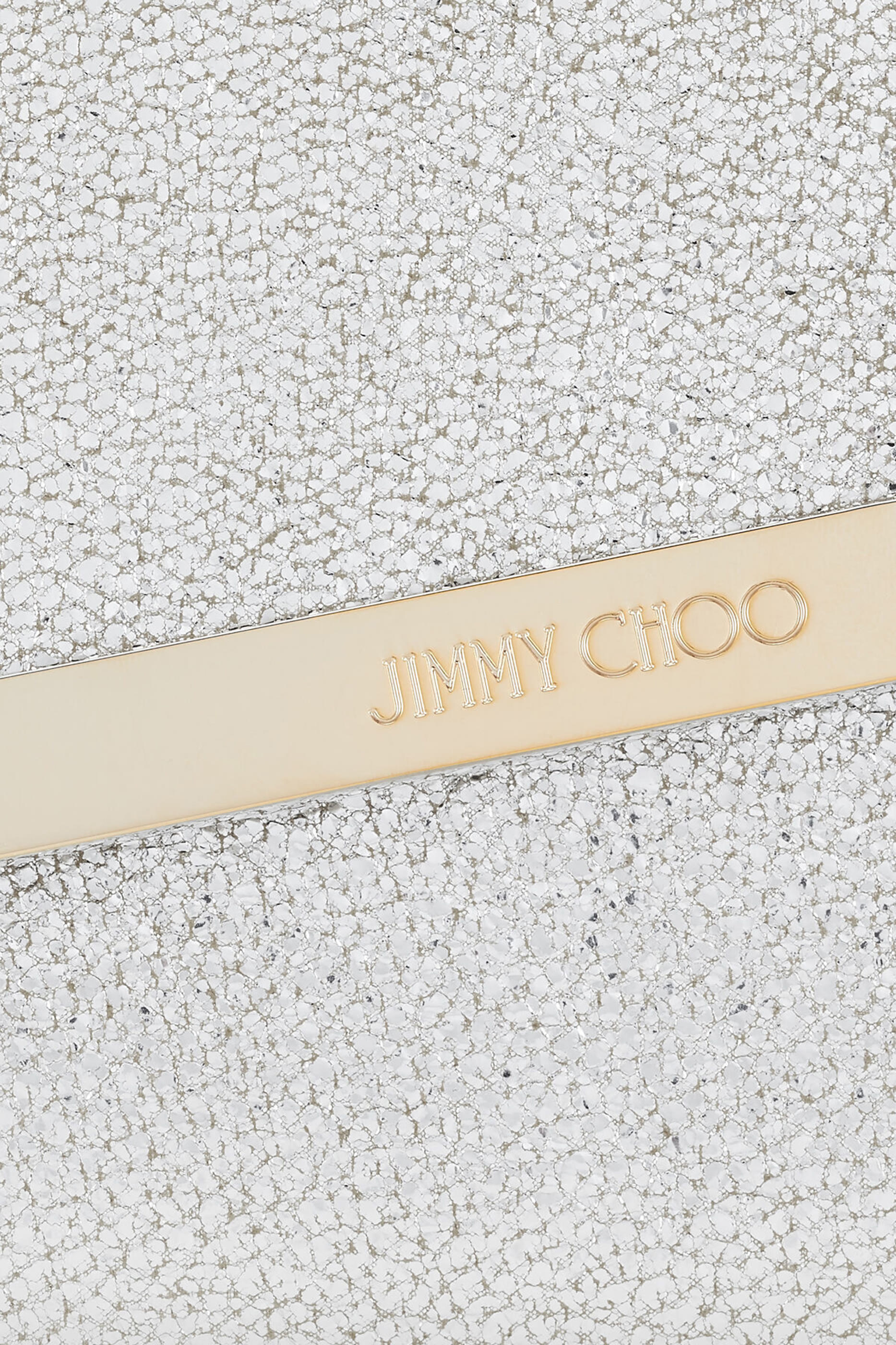 Emmie Glitter Leather Clutch Bag