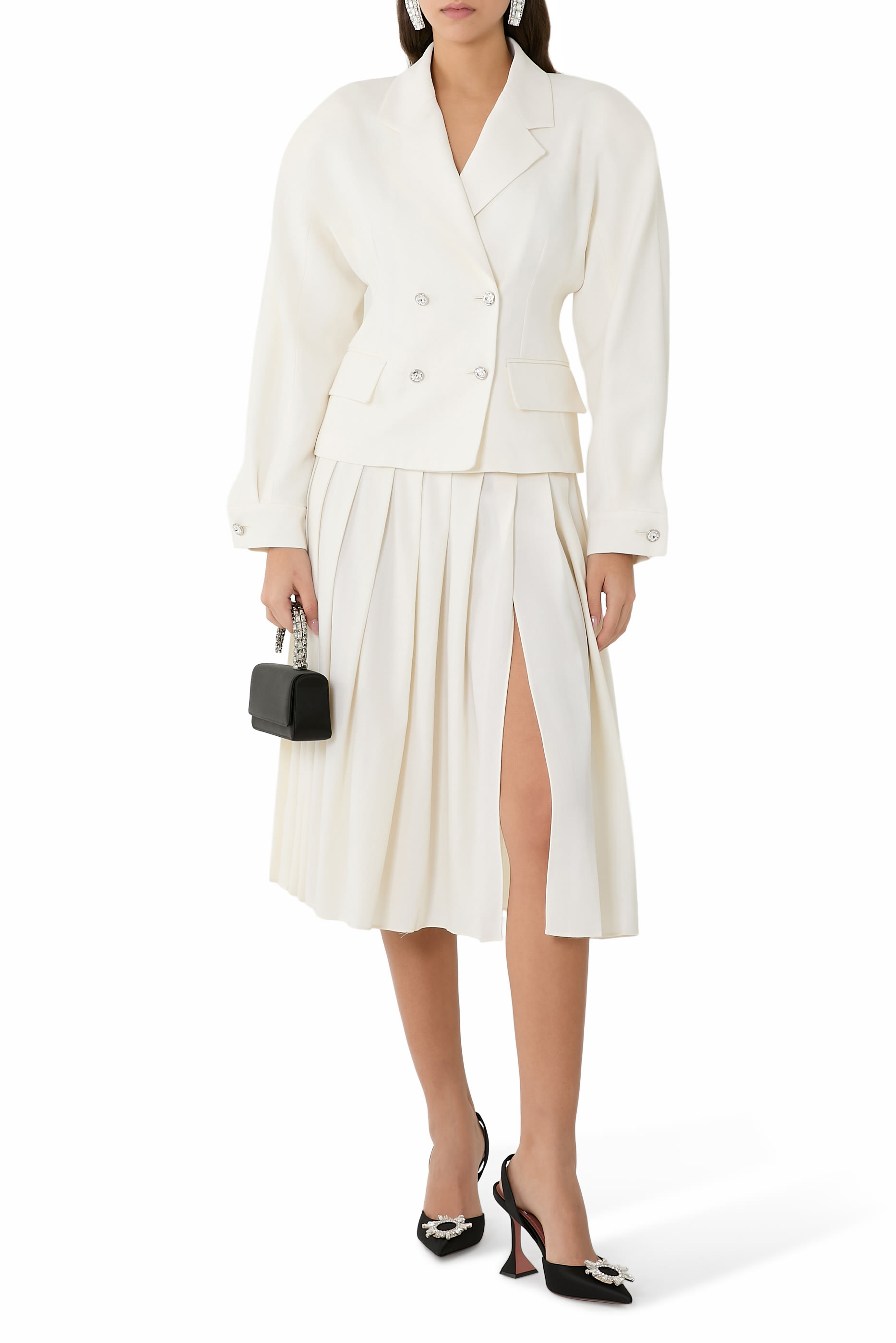  Begum Satin 95 Slingback Pumps