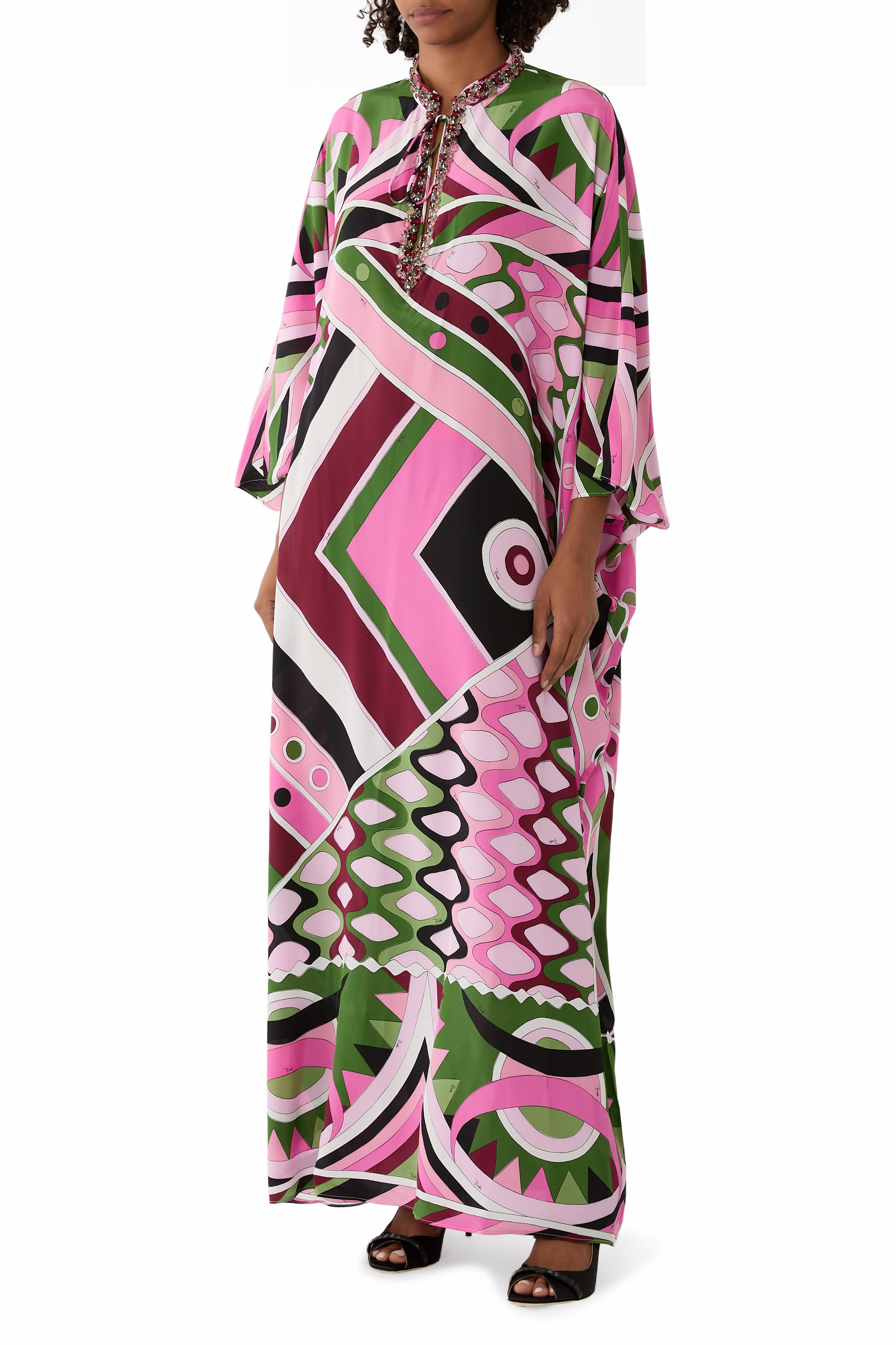 Vivara Print Long Kaftan