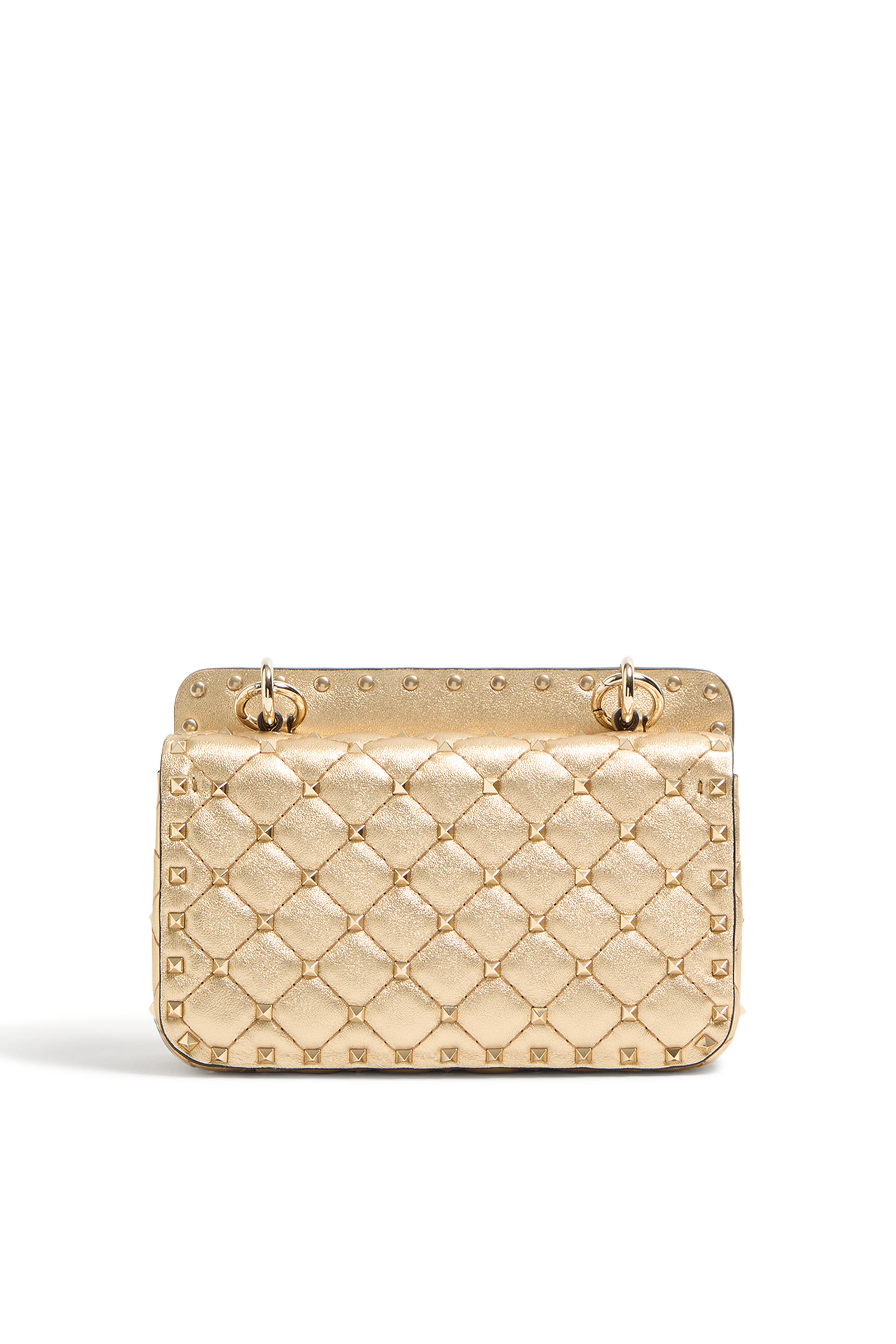 Rockstud Spike Small Laminated Nappa Bag 
