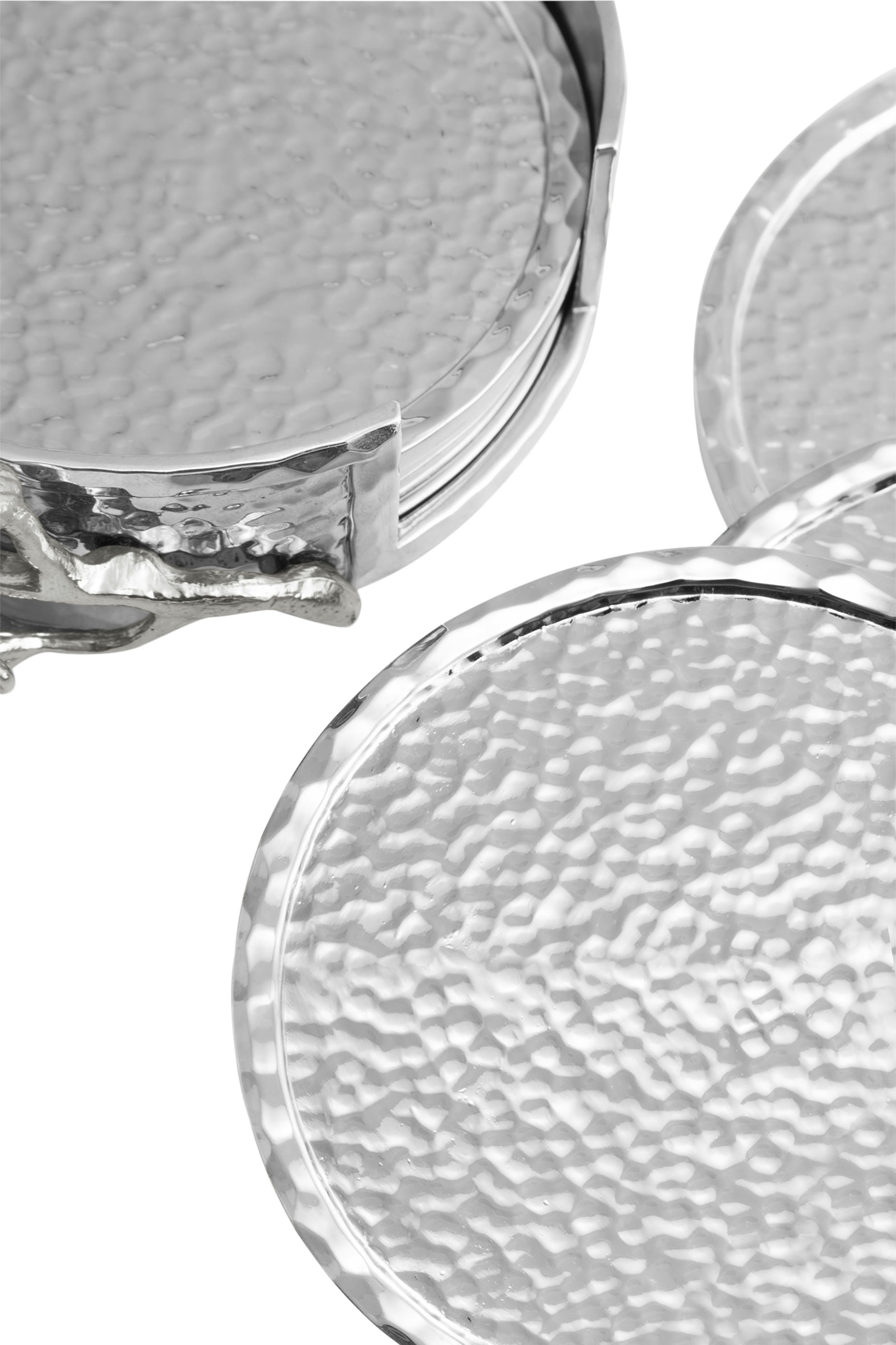 White Orchid Drink Coaster Set 