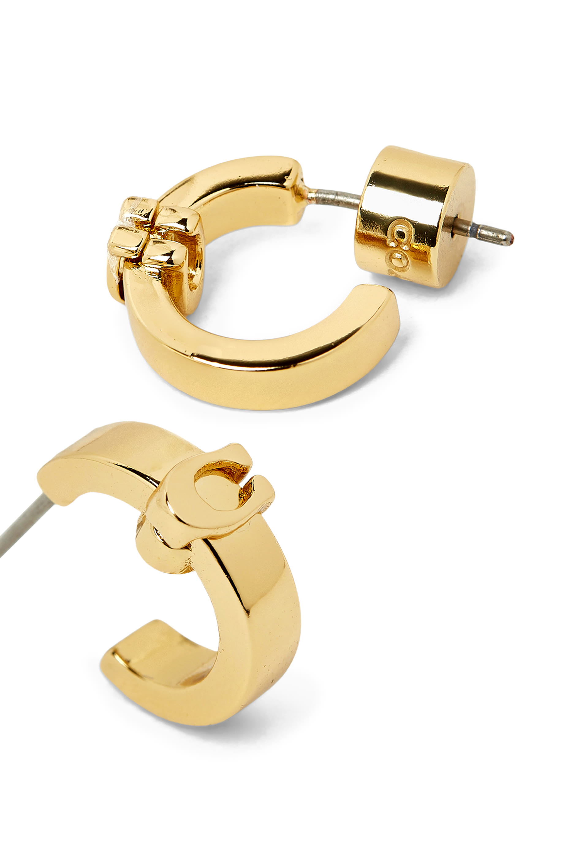  Signature C Huggie Earrings