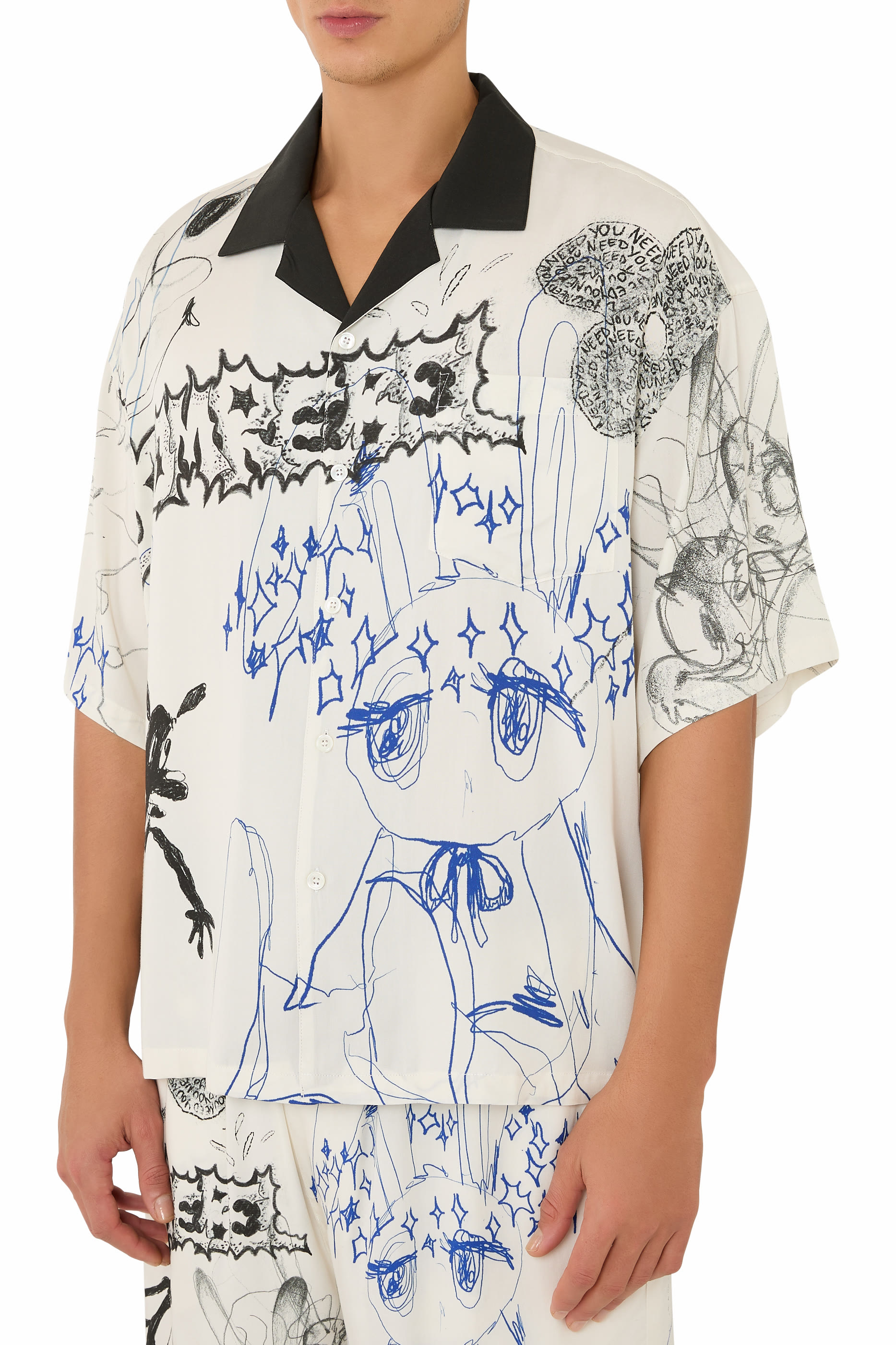 Sketchbook Camp Collar Shirt