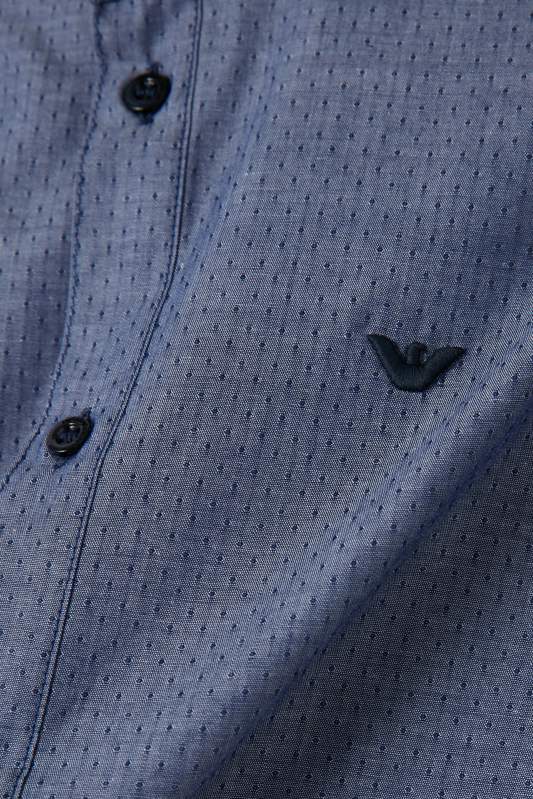 Kids Eagle Logo Cotton Shirt