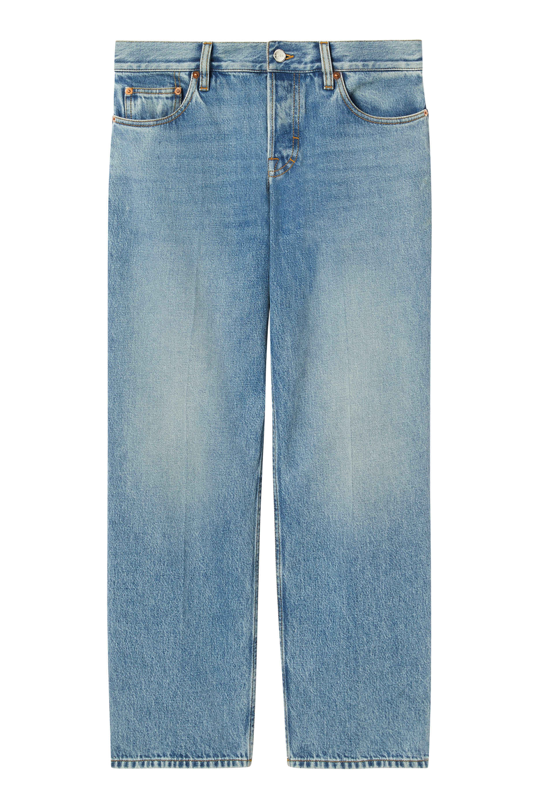 Straight Fit Denim Pants