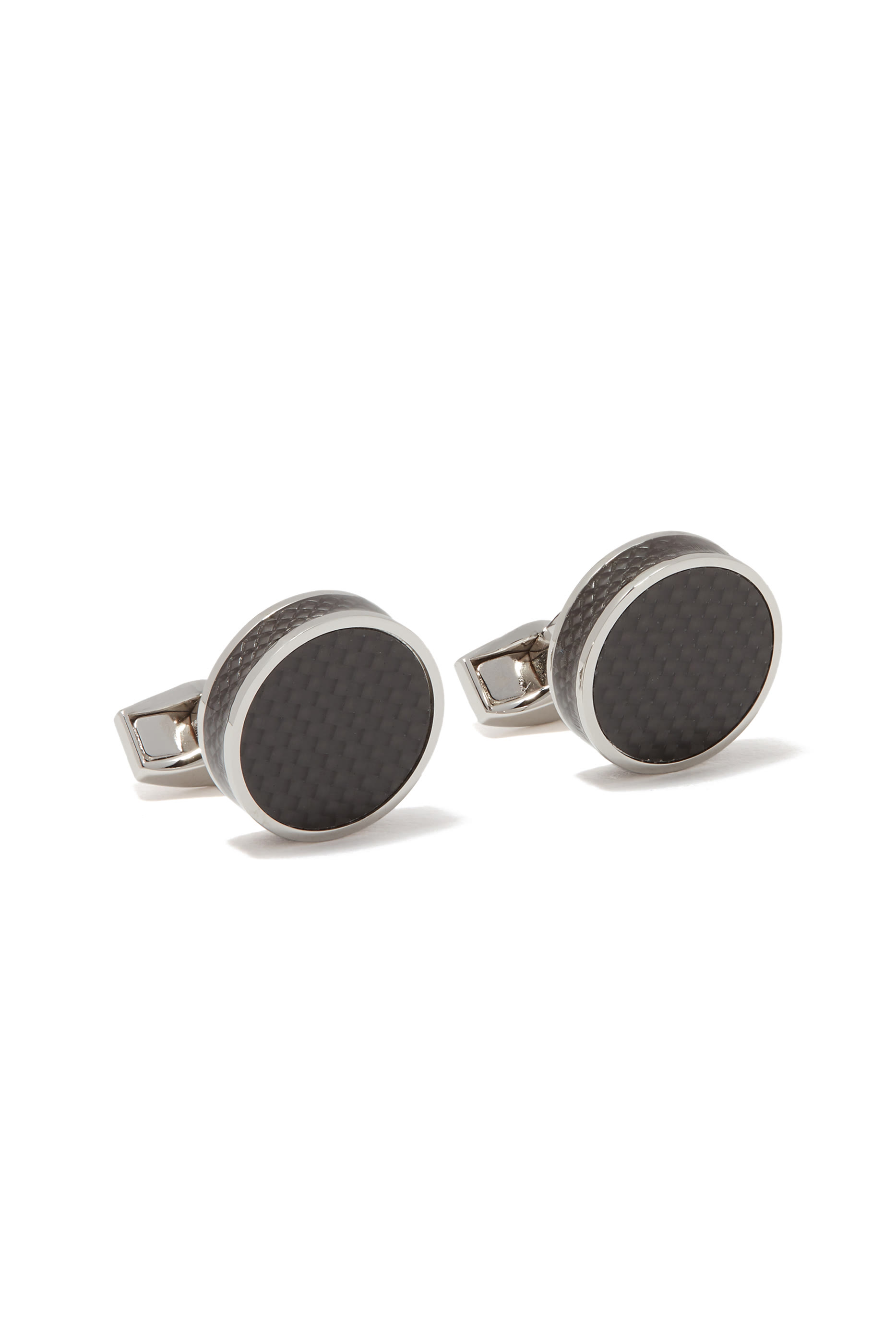 Carbon-Fibre Tablet Cufflinks