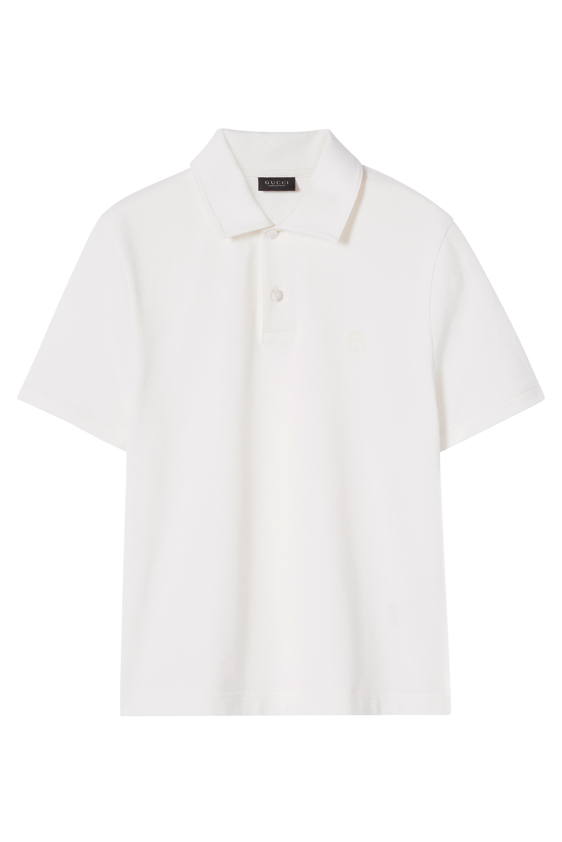 Cotton Piqu&eacute; Polo Shirt with Embroidery