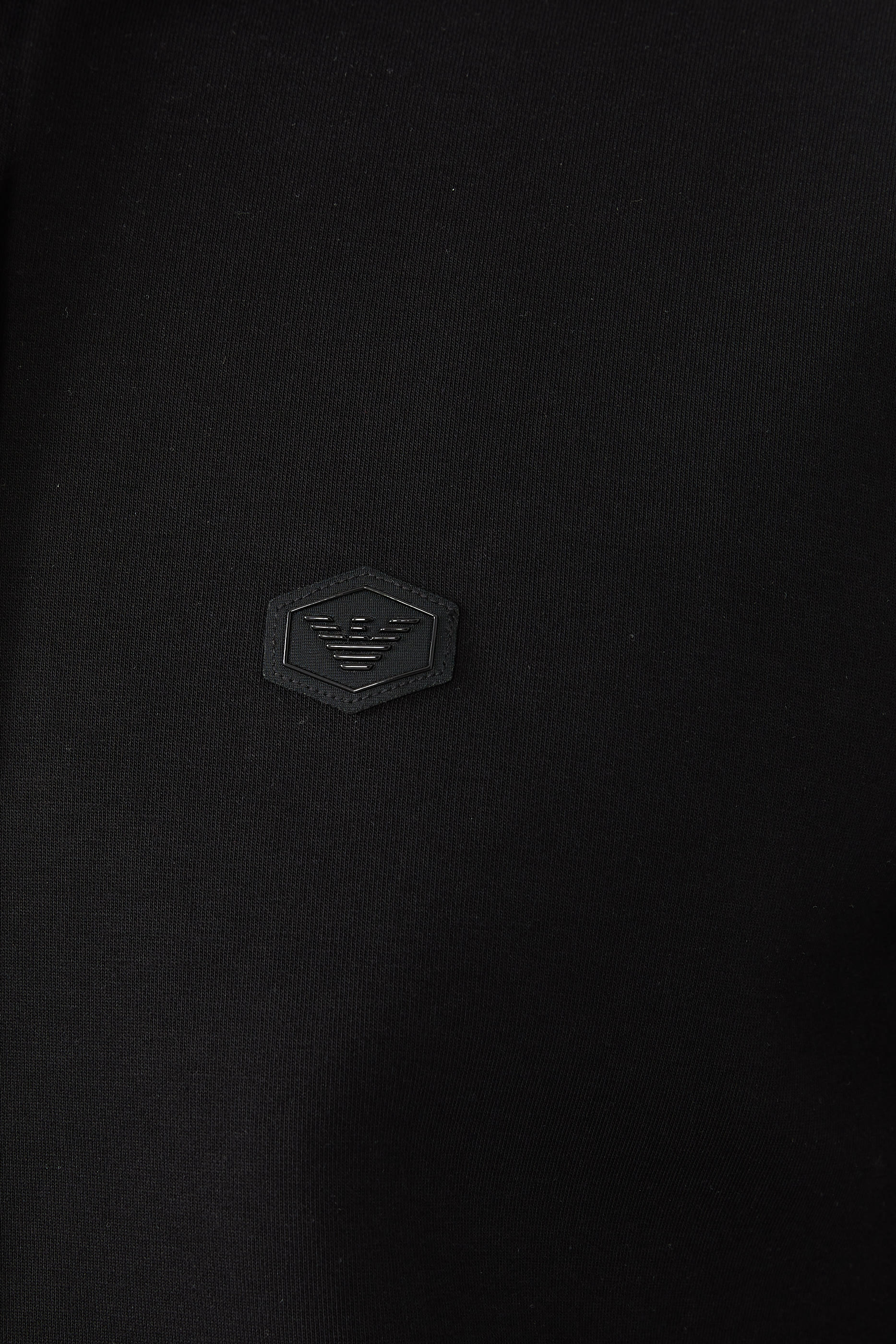 Hooded Sweatshirt with Micro Logo Patch