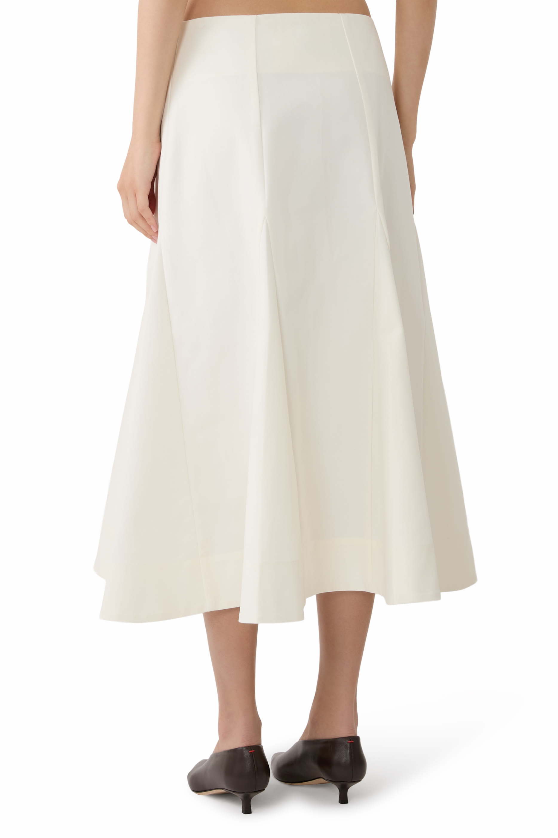 Sculptural Cotton Skirt