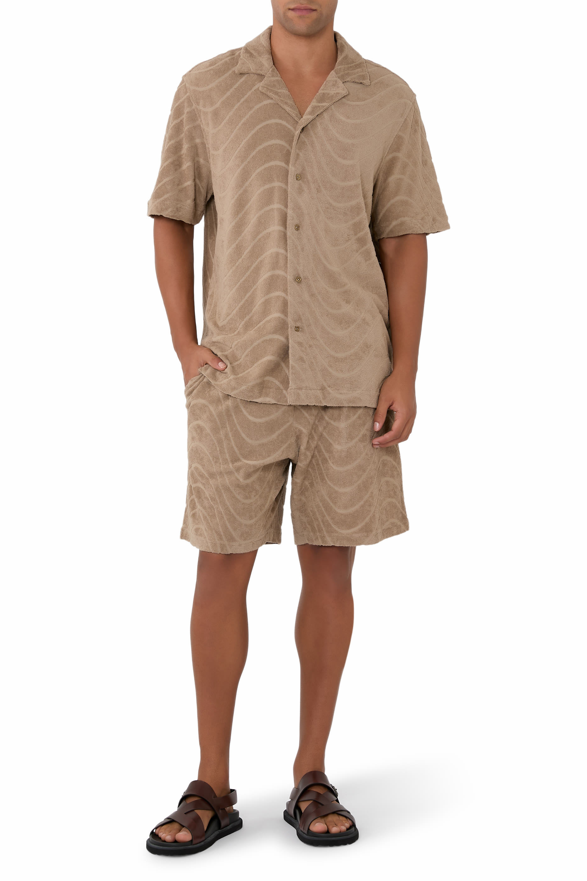 Augusto Terry Cotton Shorts