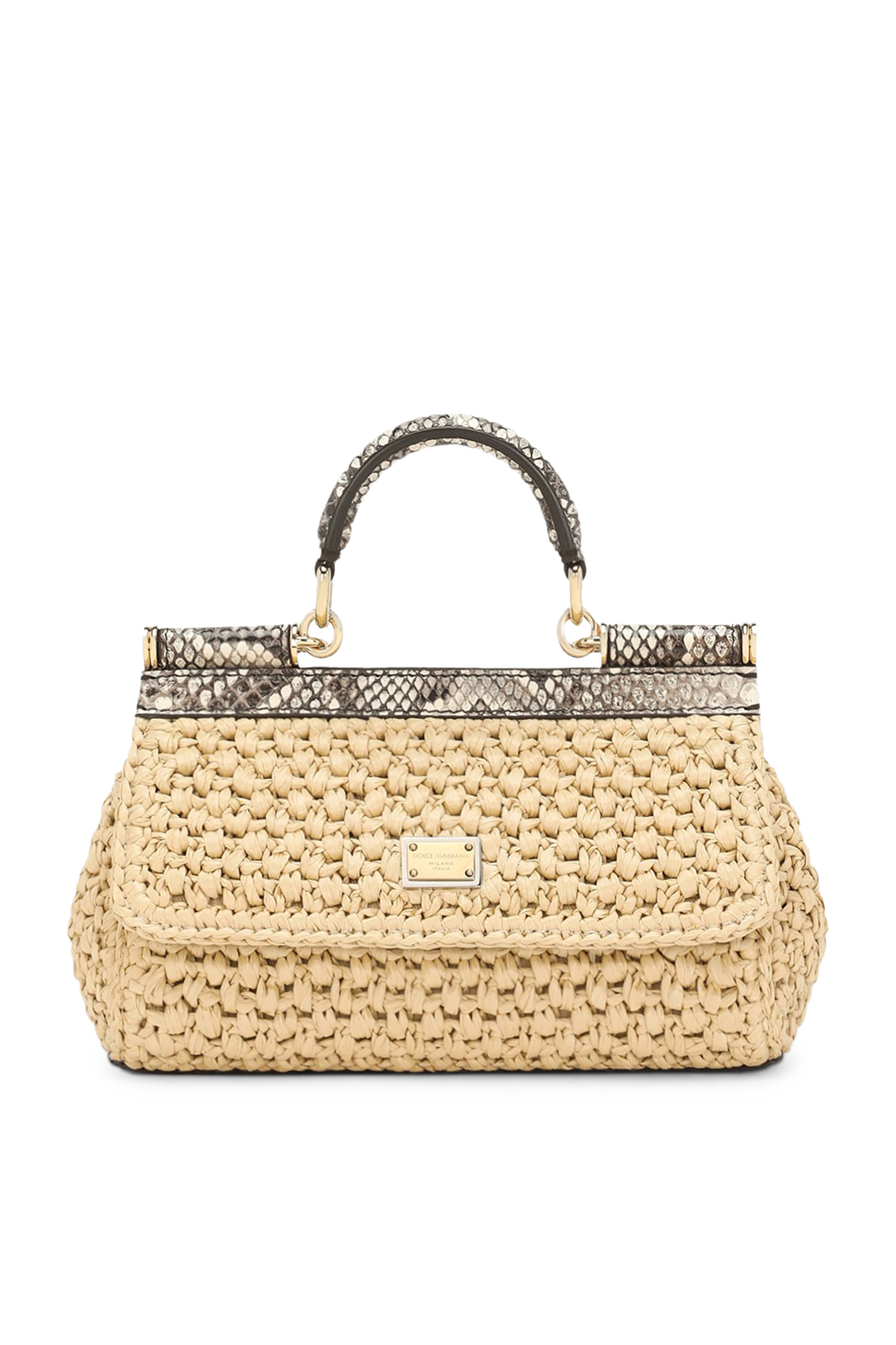 Small Raffia Crochet Sicily Bag