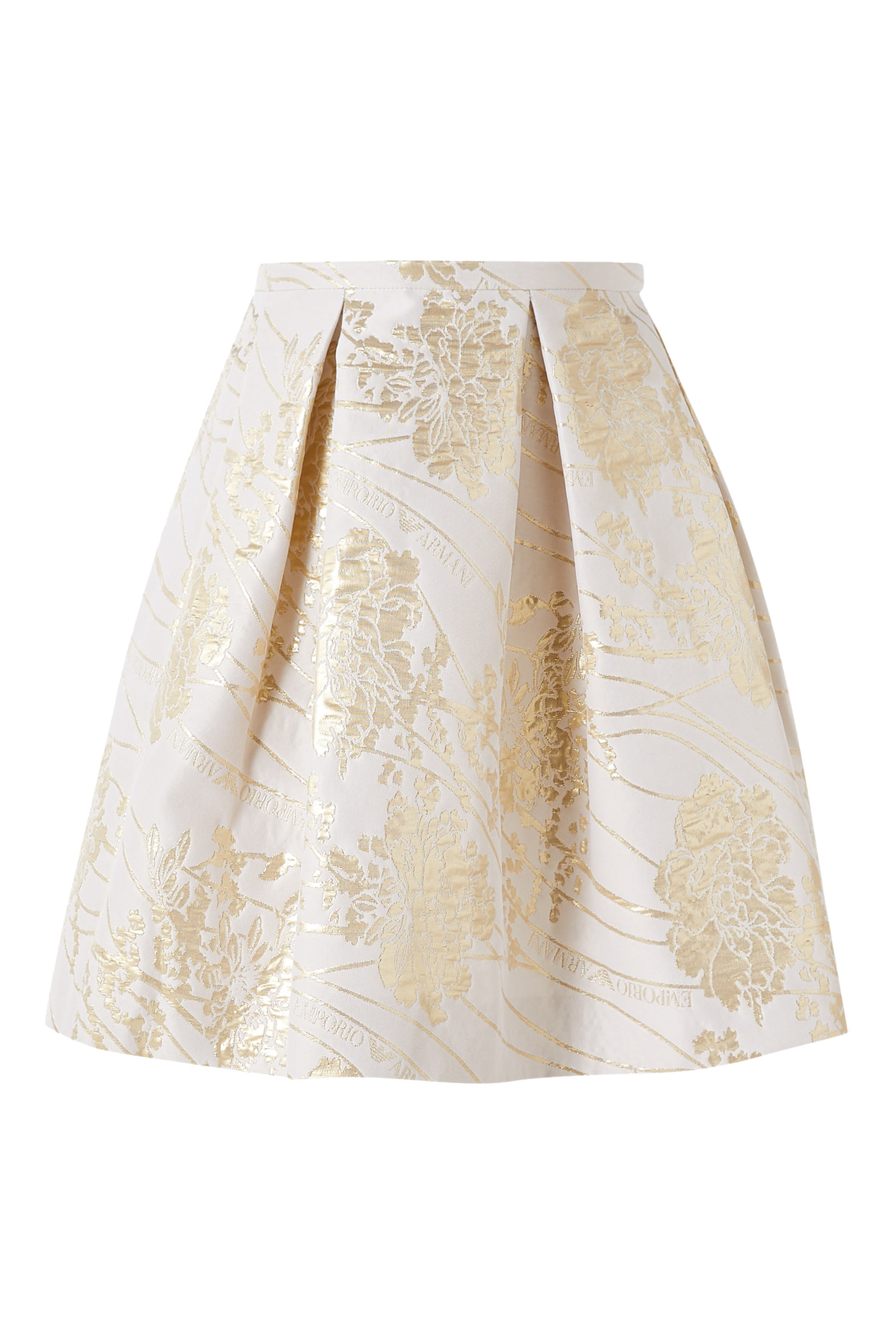 Kids Flower Jacquard Skirt