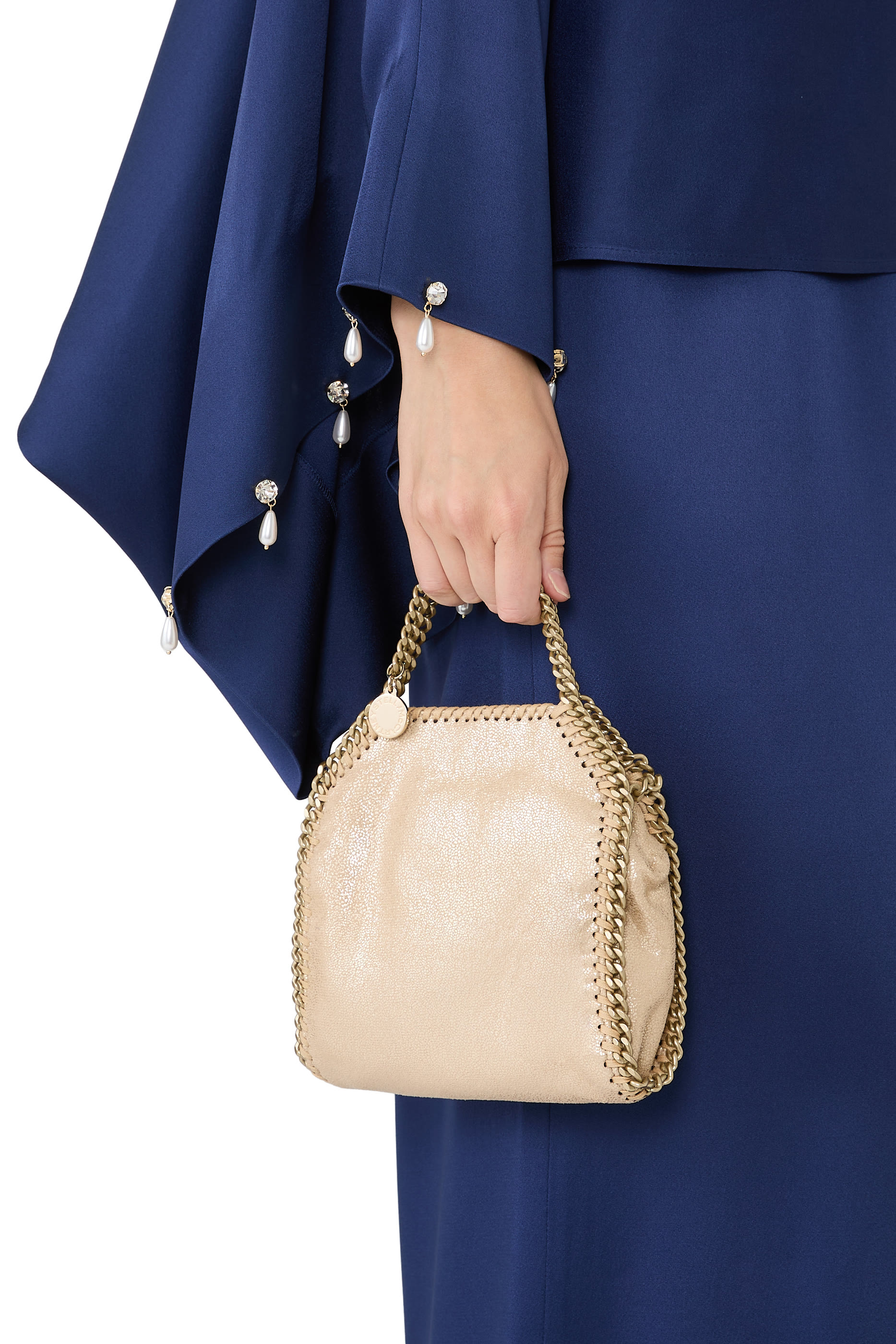  Falabella Crystal Mesh Mini Tote Bag