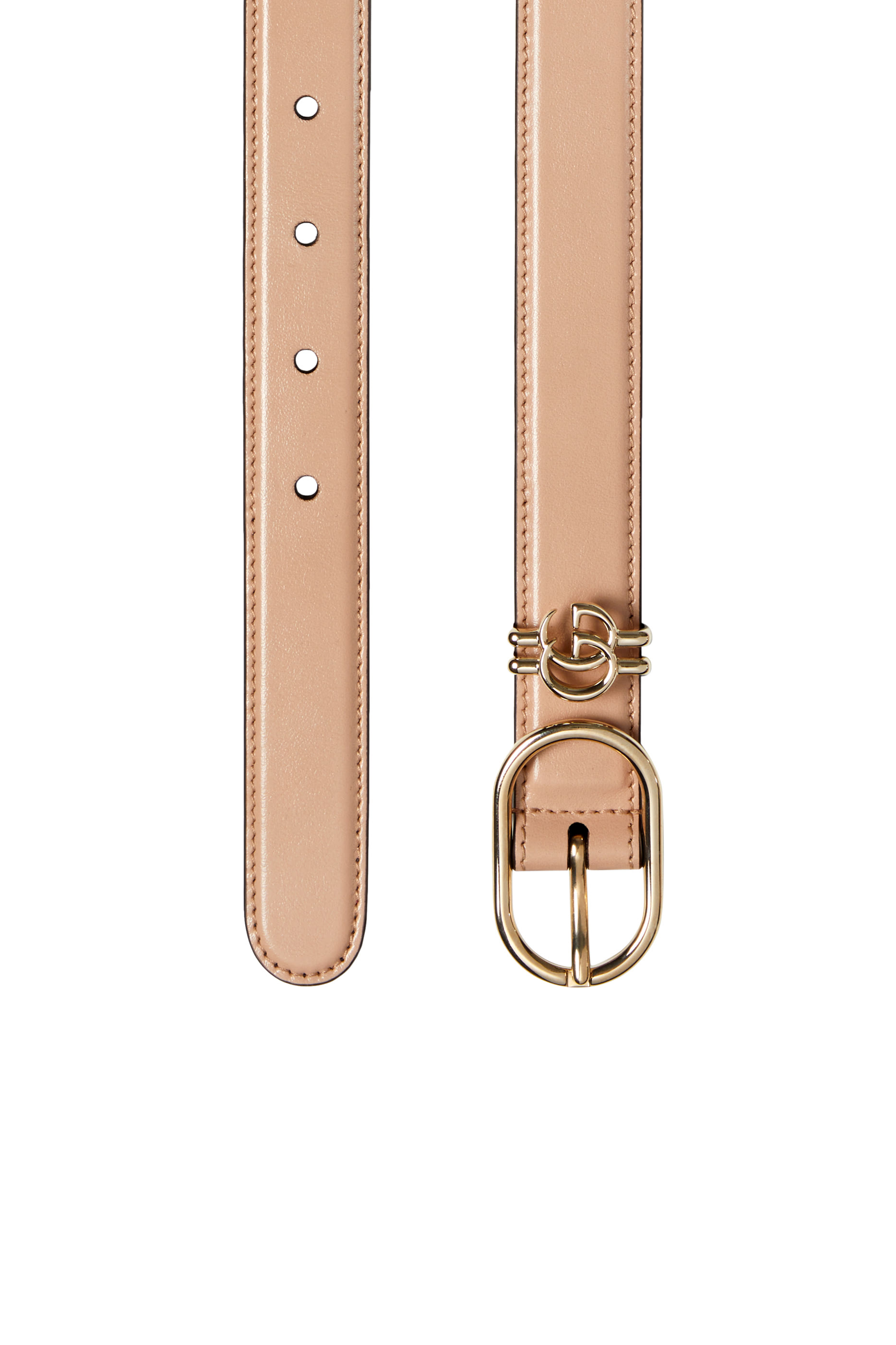 Belt with Oval Buckle 