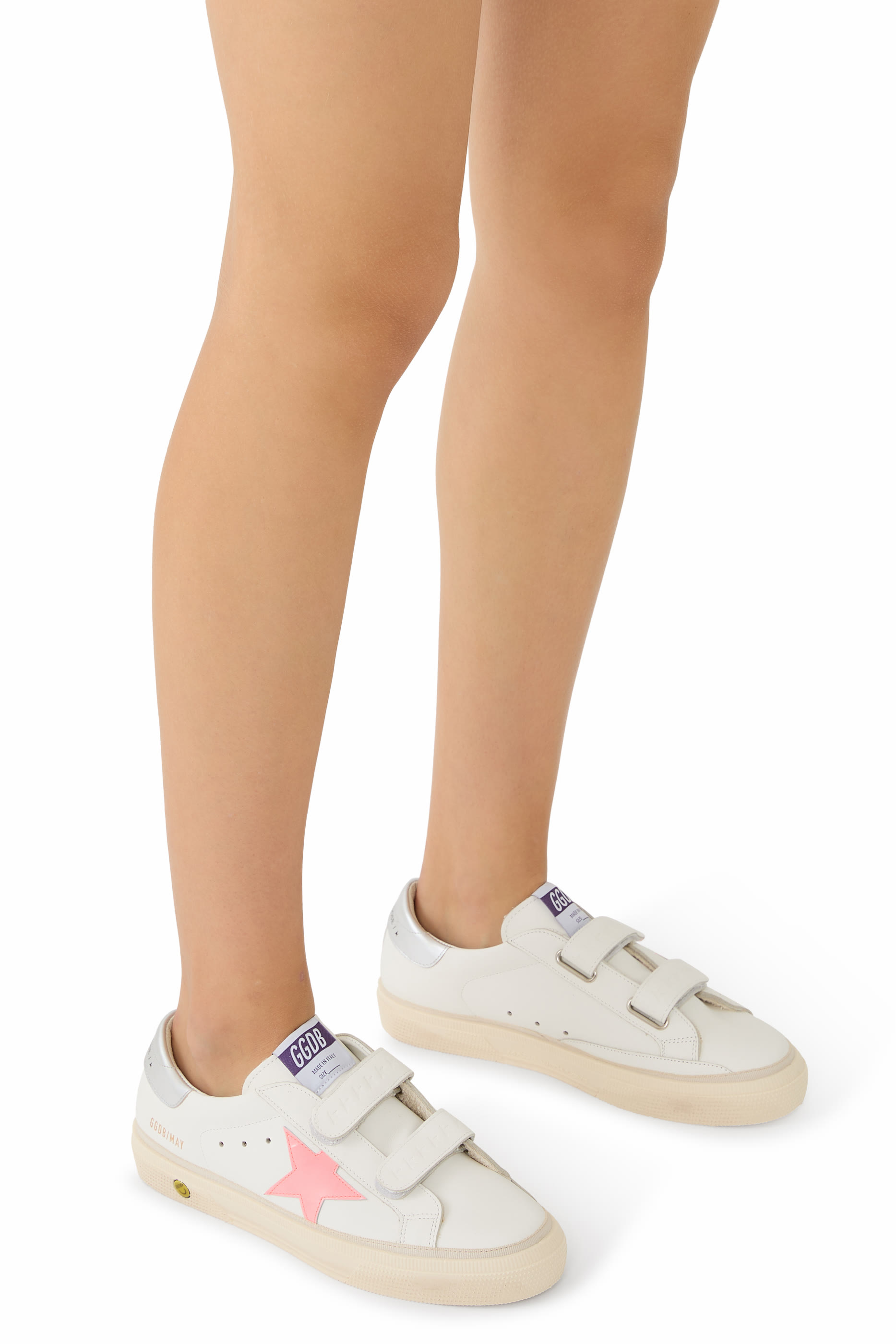 Kids May School Leather Sneakers