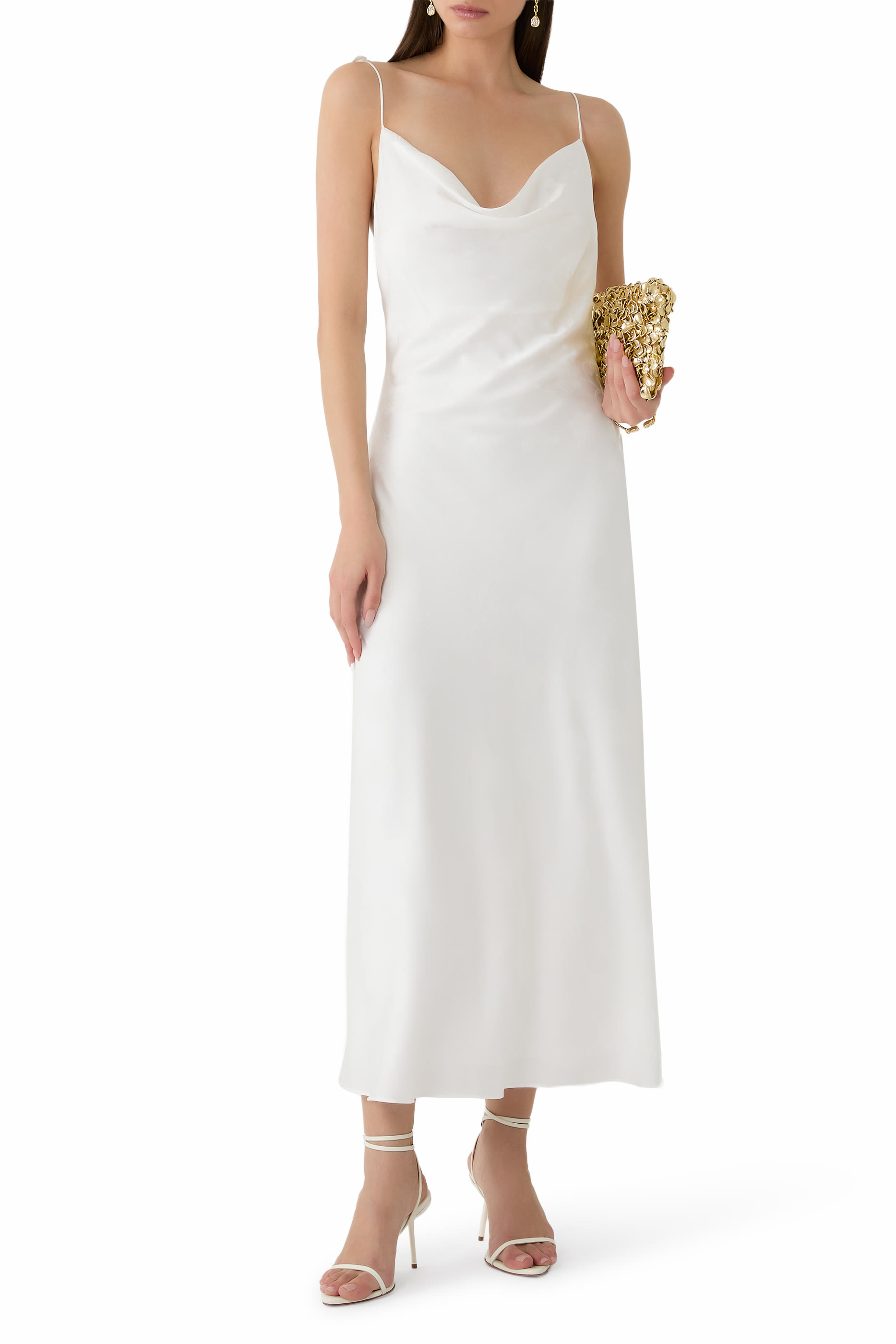 Satin Midi Dress