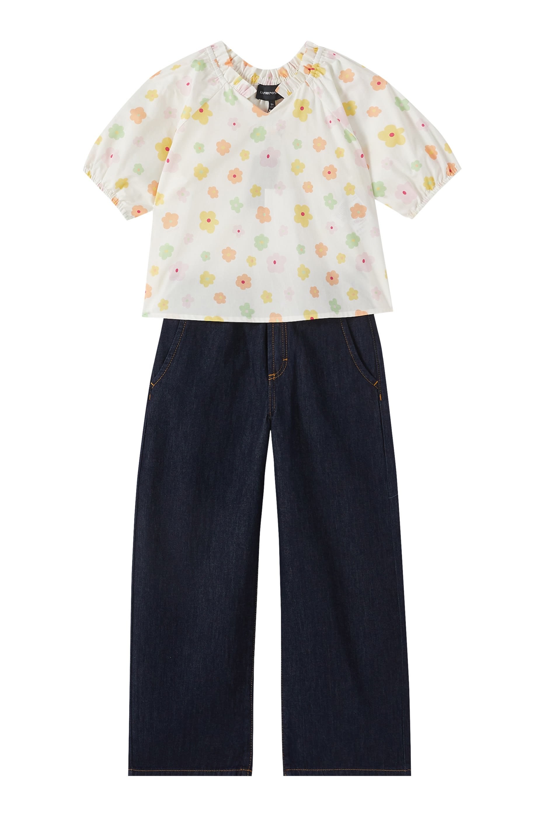 Kids  All-Over Flower Print Top