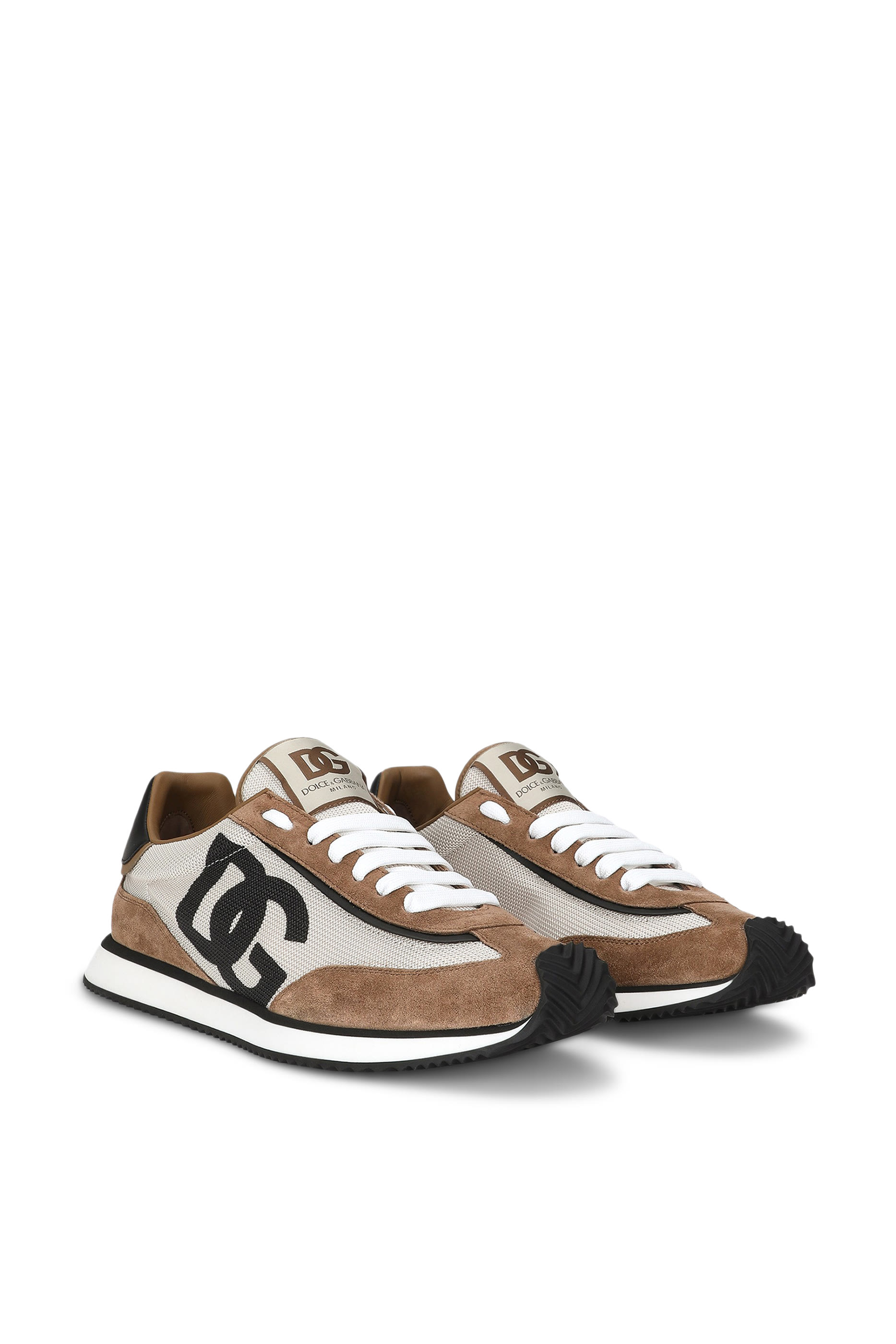 Mixed-Material DG Cushion Sneakers