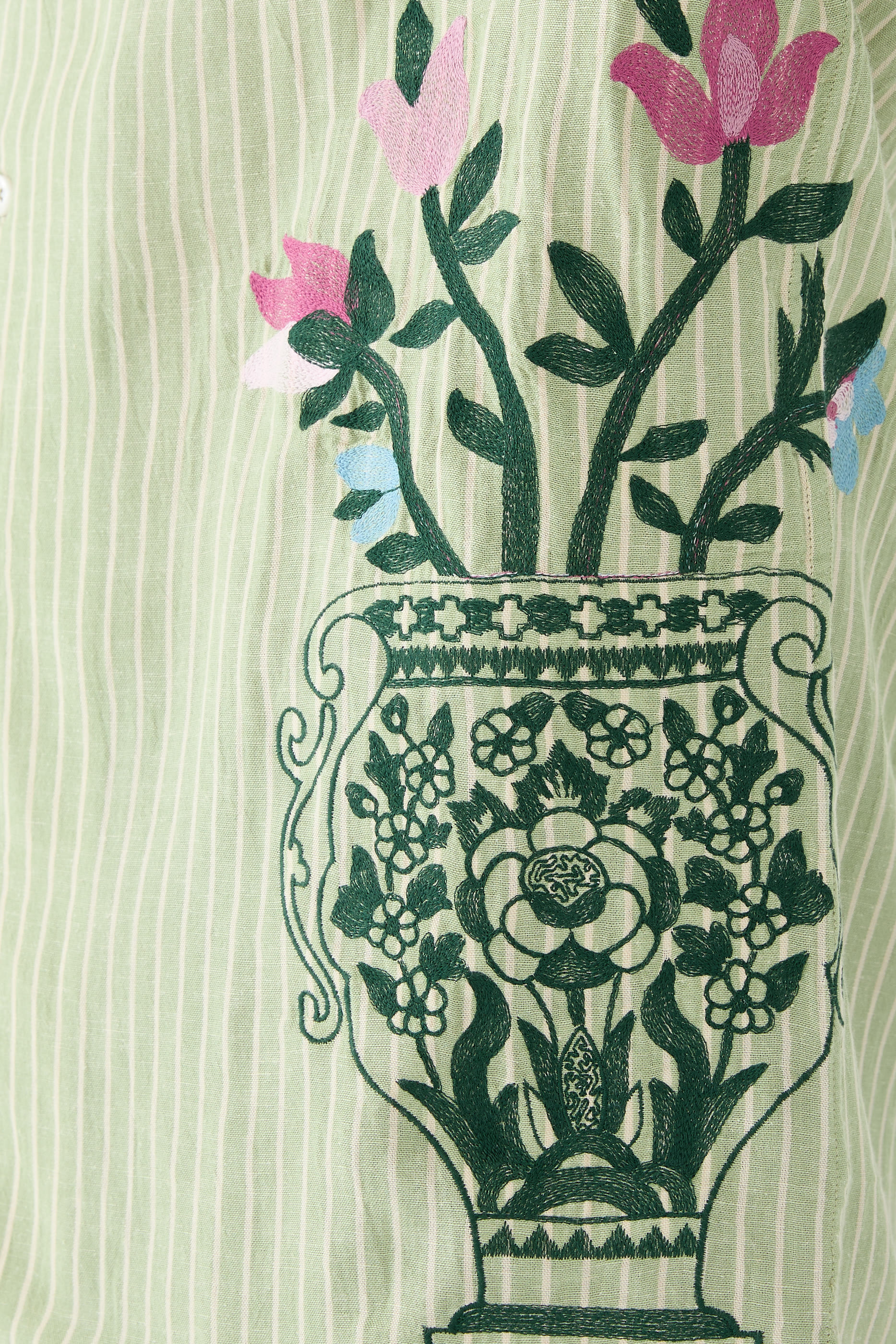 La Chemise Ray&eacute;e Fleurs