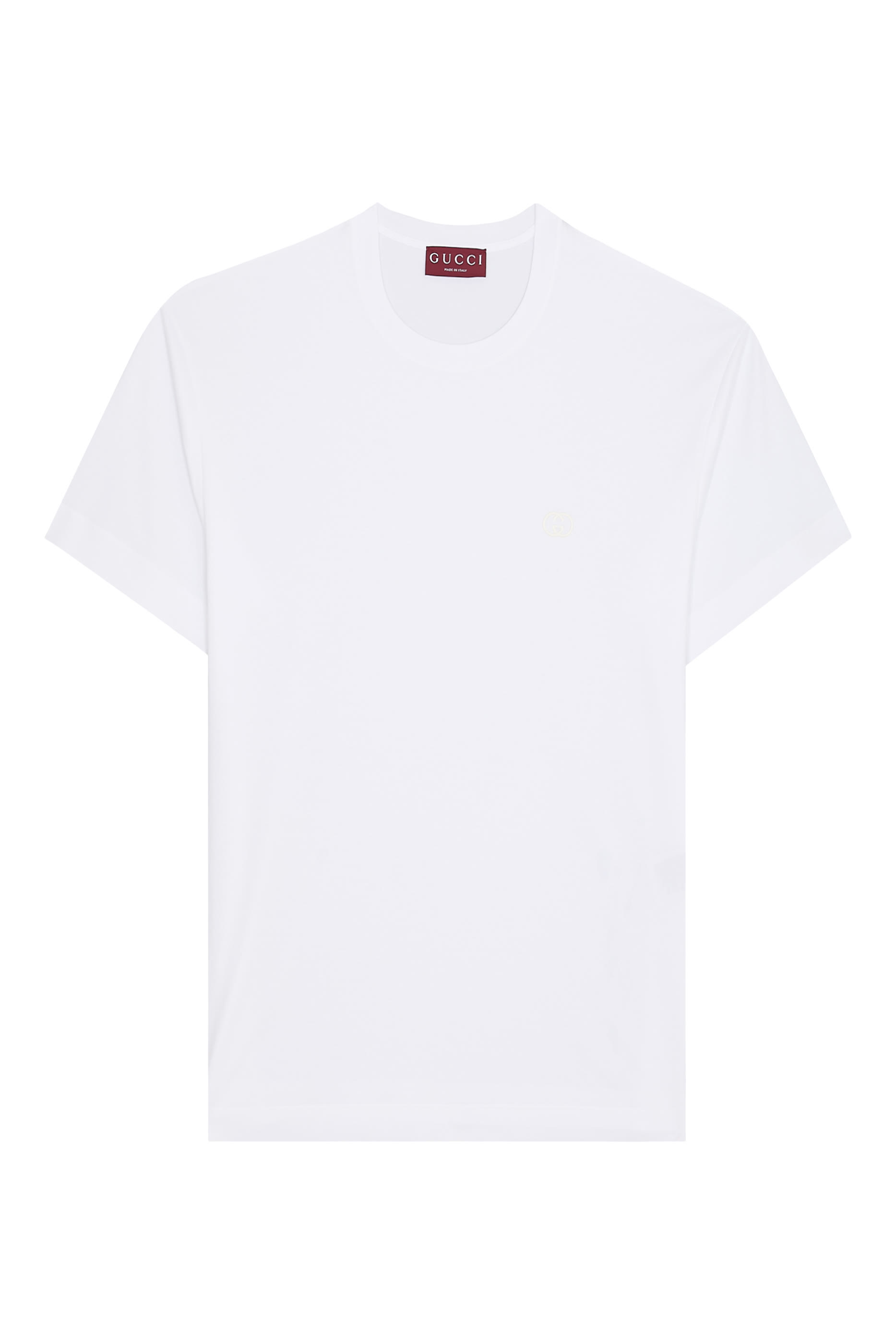 Logo Embroidery Cotton Jersey T-Shirt