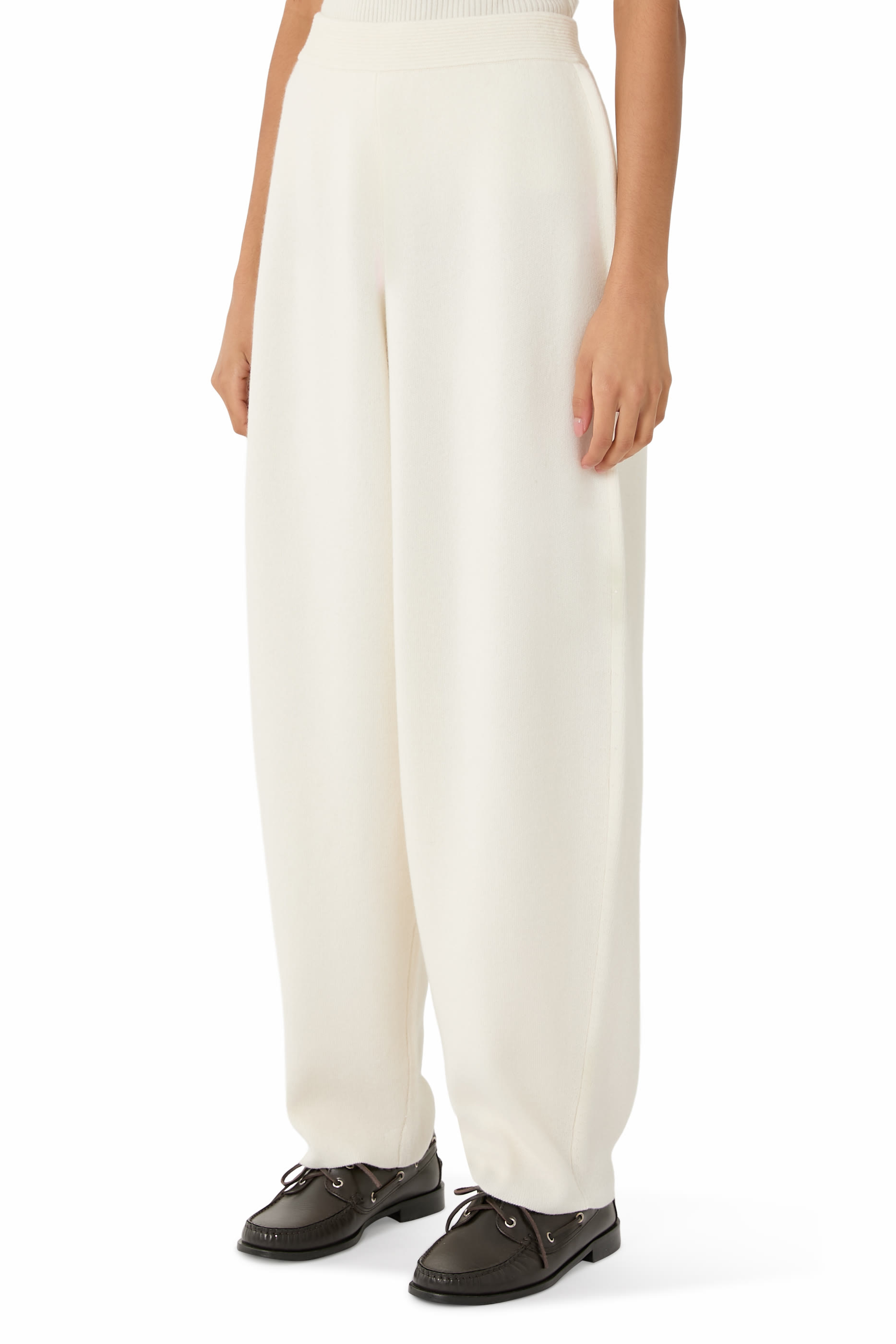 Cashmere Wide-Leg Hayden Trousers