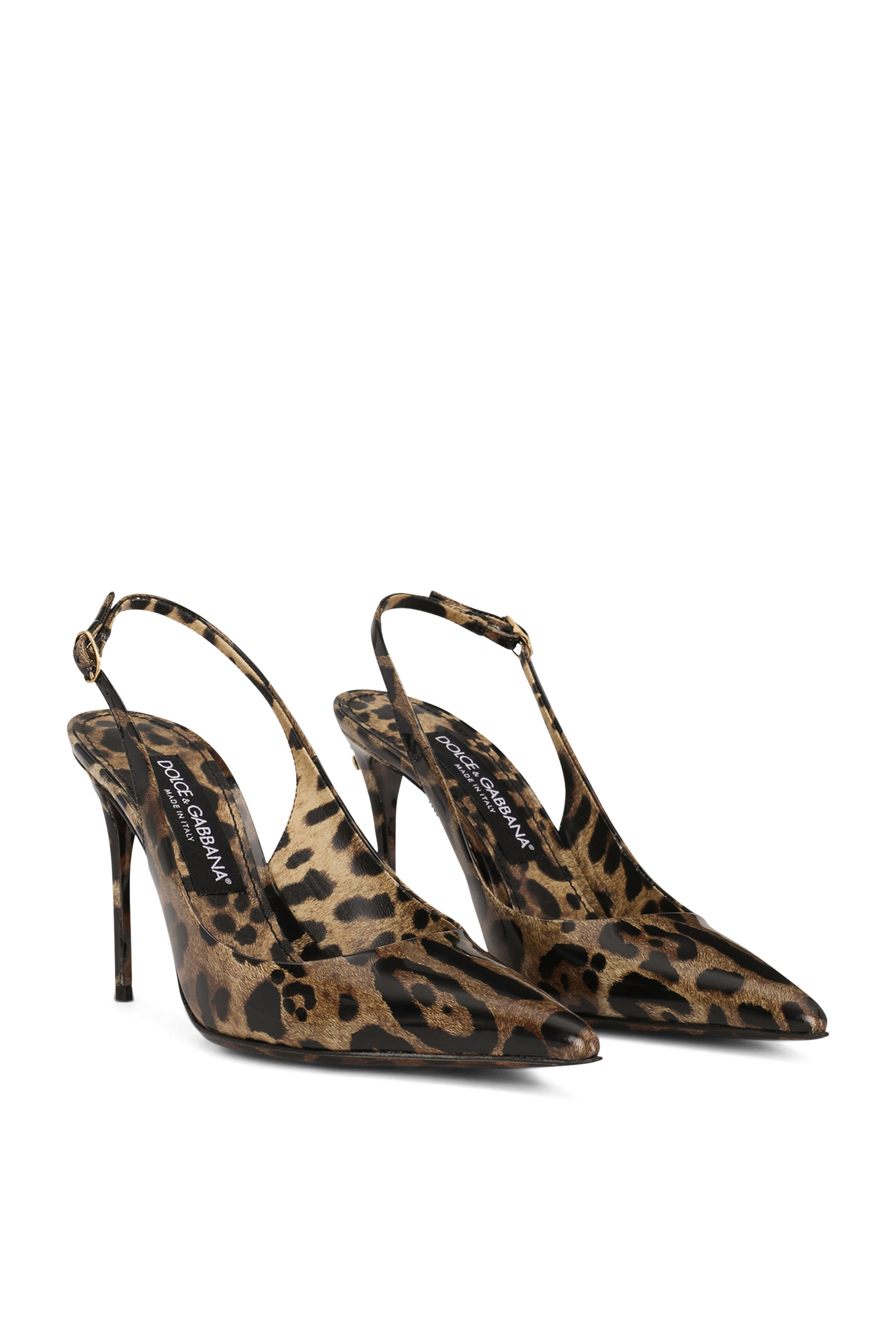 Kim 100 Polished Slingback Pumps