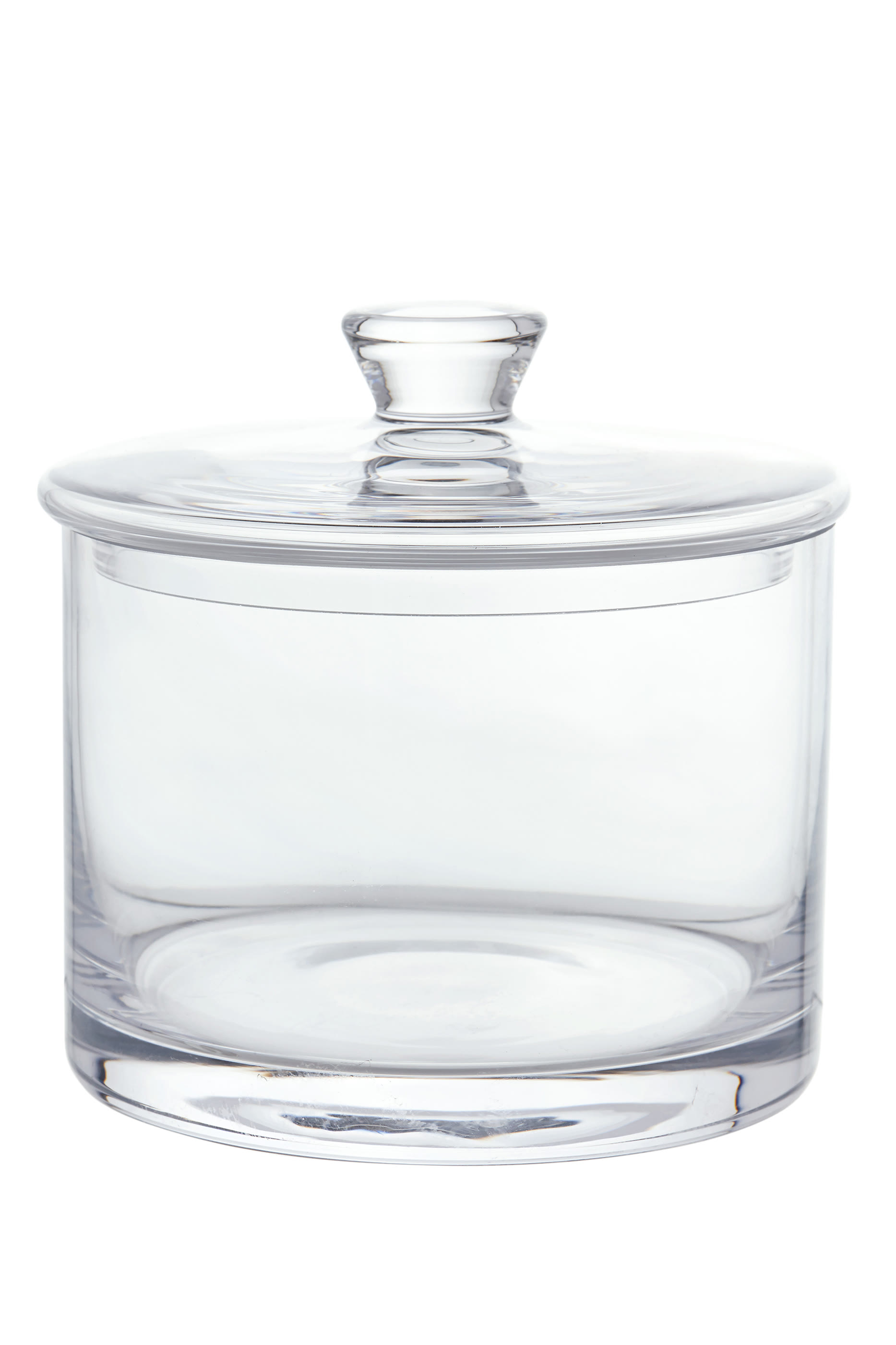 Wide Glass Storage Jar