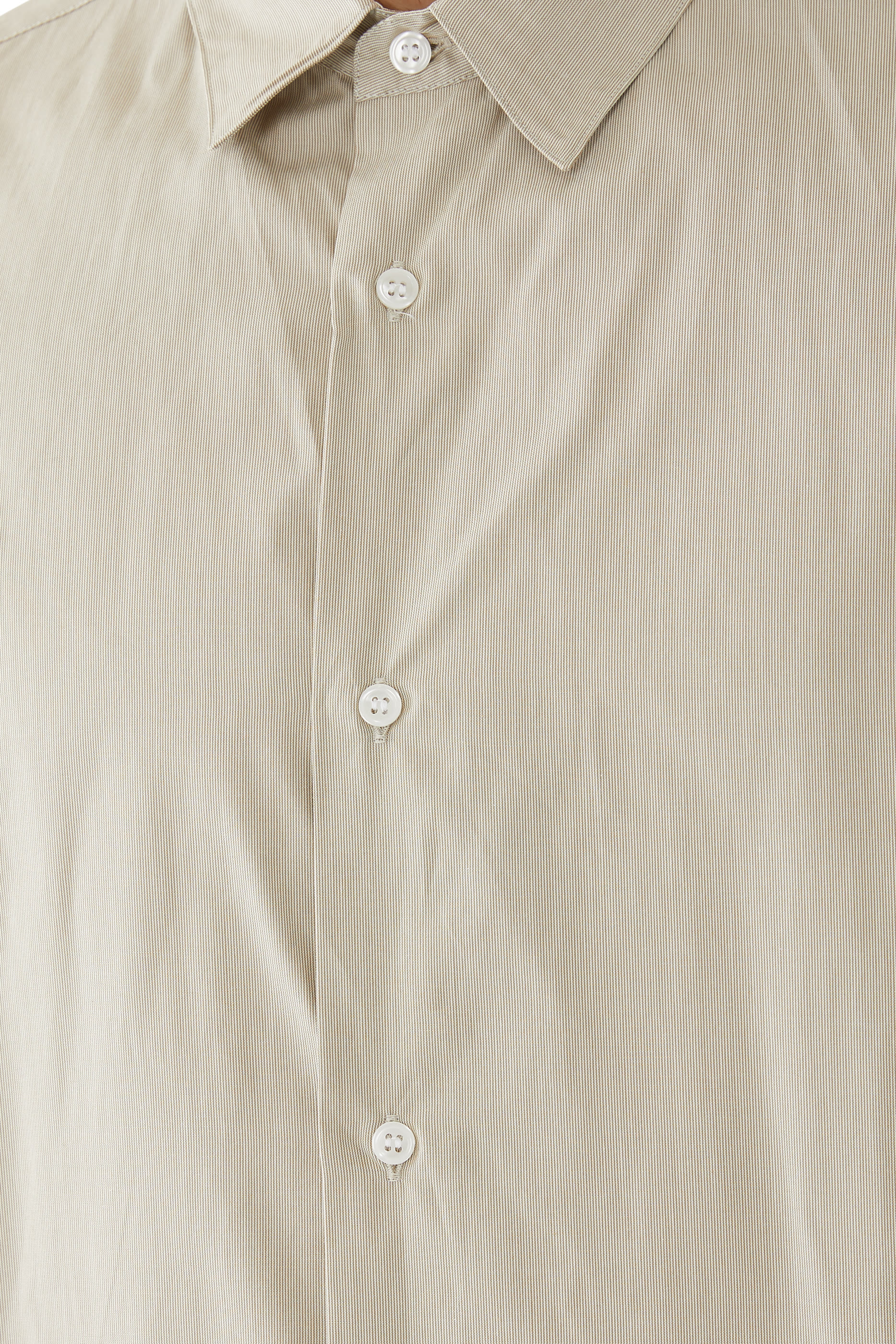 Regular Collar Stripe Shirt