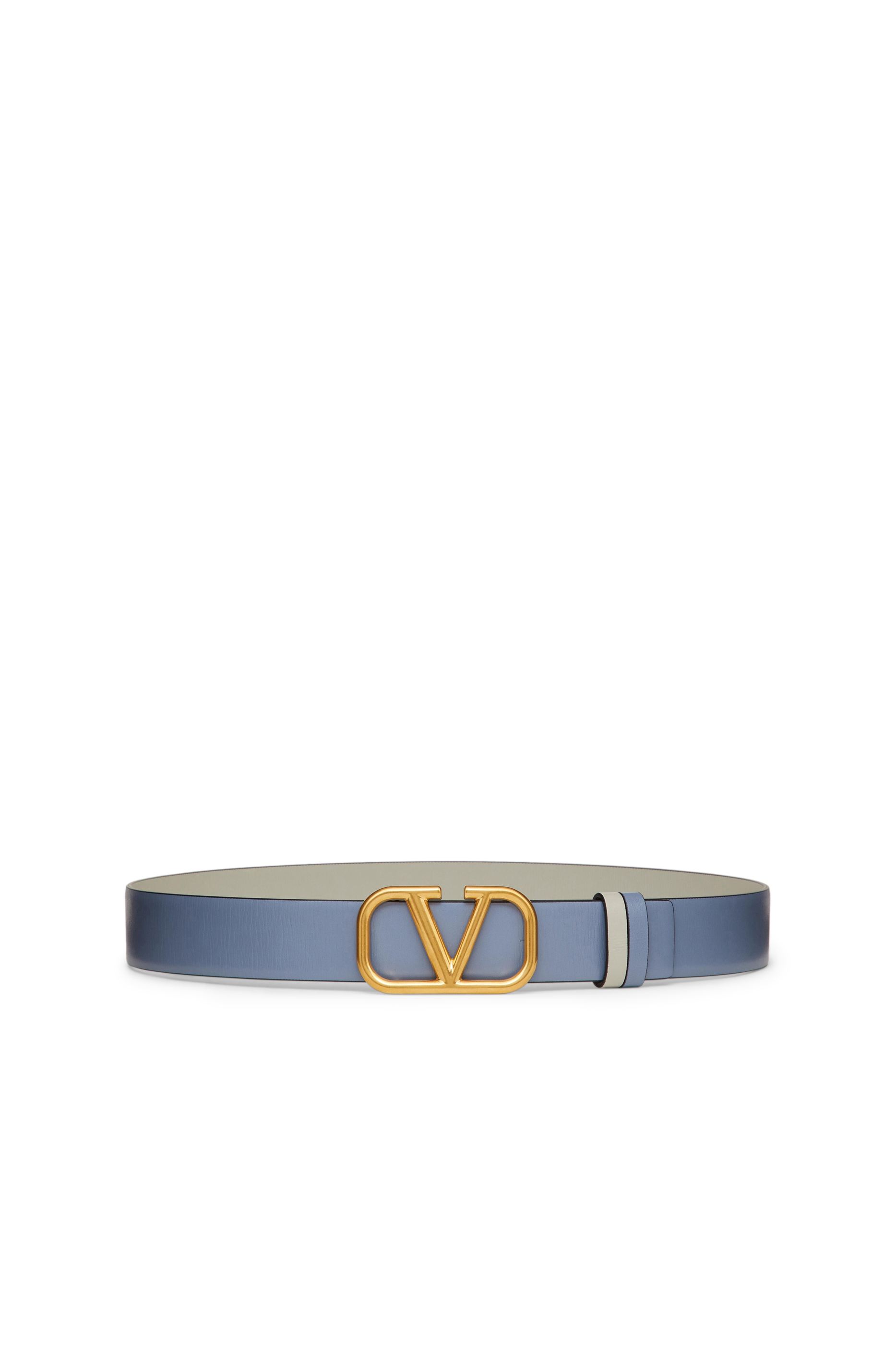 Valentino Garavani V Logo Buckle Belt