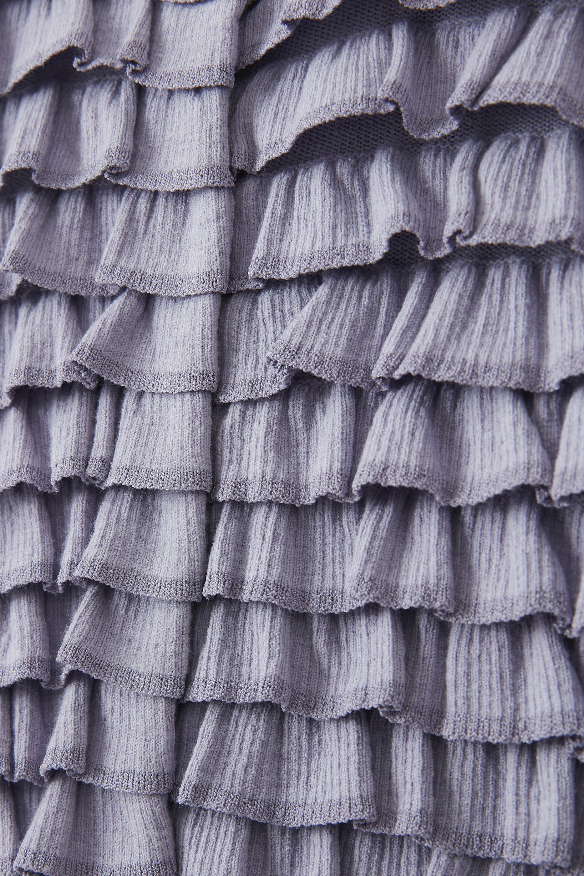 Kids Knitted Cardigan with Flounces and Ruffles