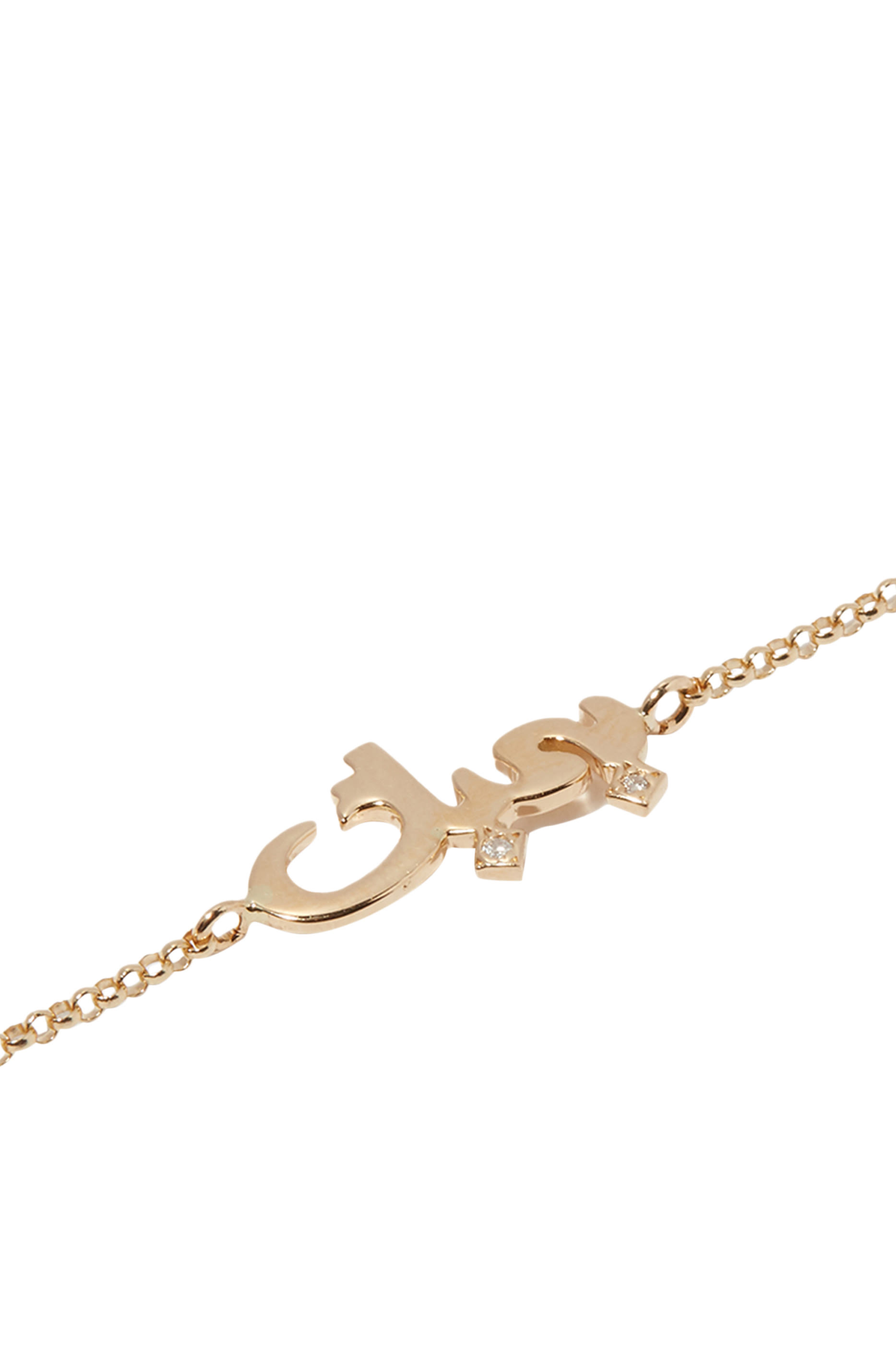 Bhebbak Diamond Dot Love Bracelet, 18k Yellow Gold & Diamonds