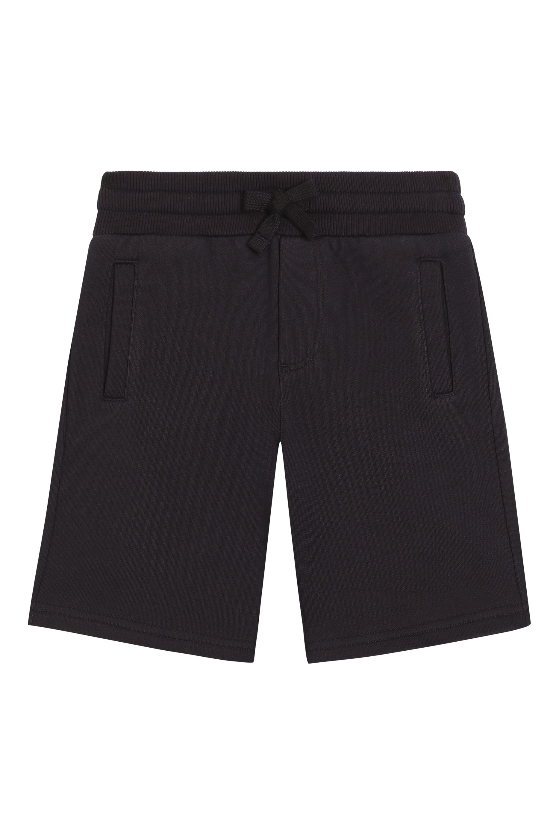 Kids DG Logo Plaque Fleece Bermuda Shorts