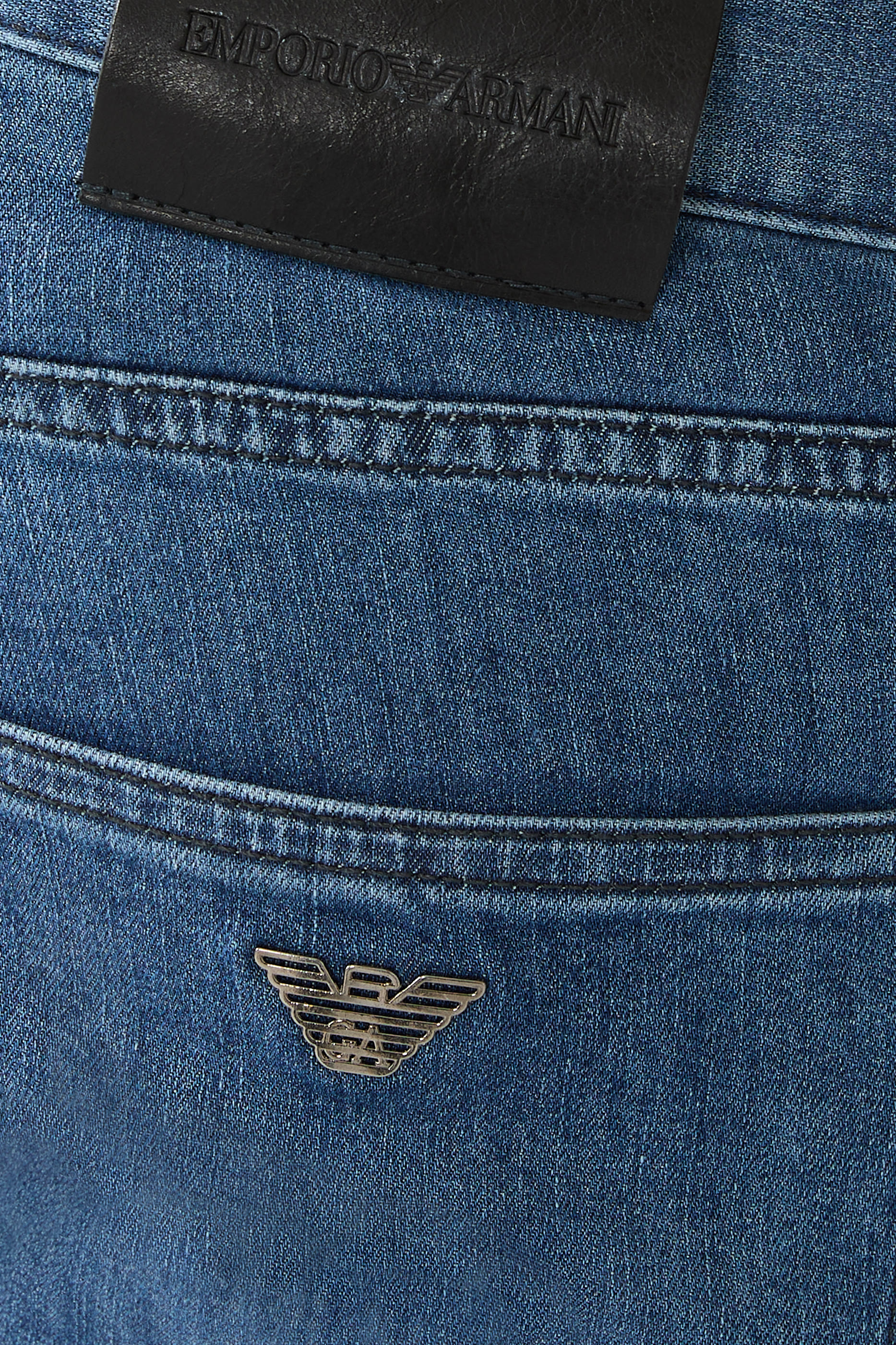 Straight Denim Pants