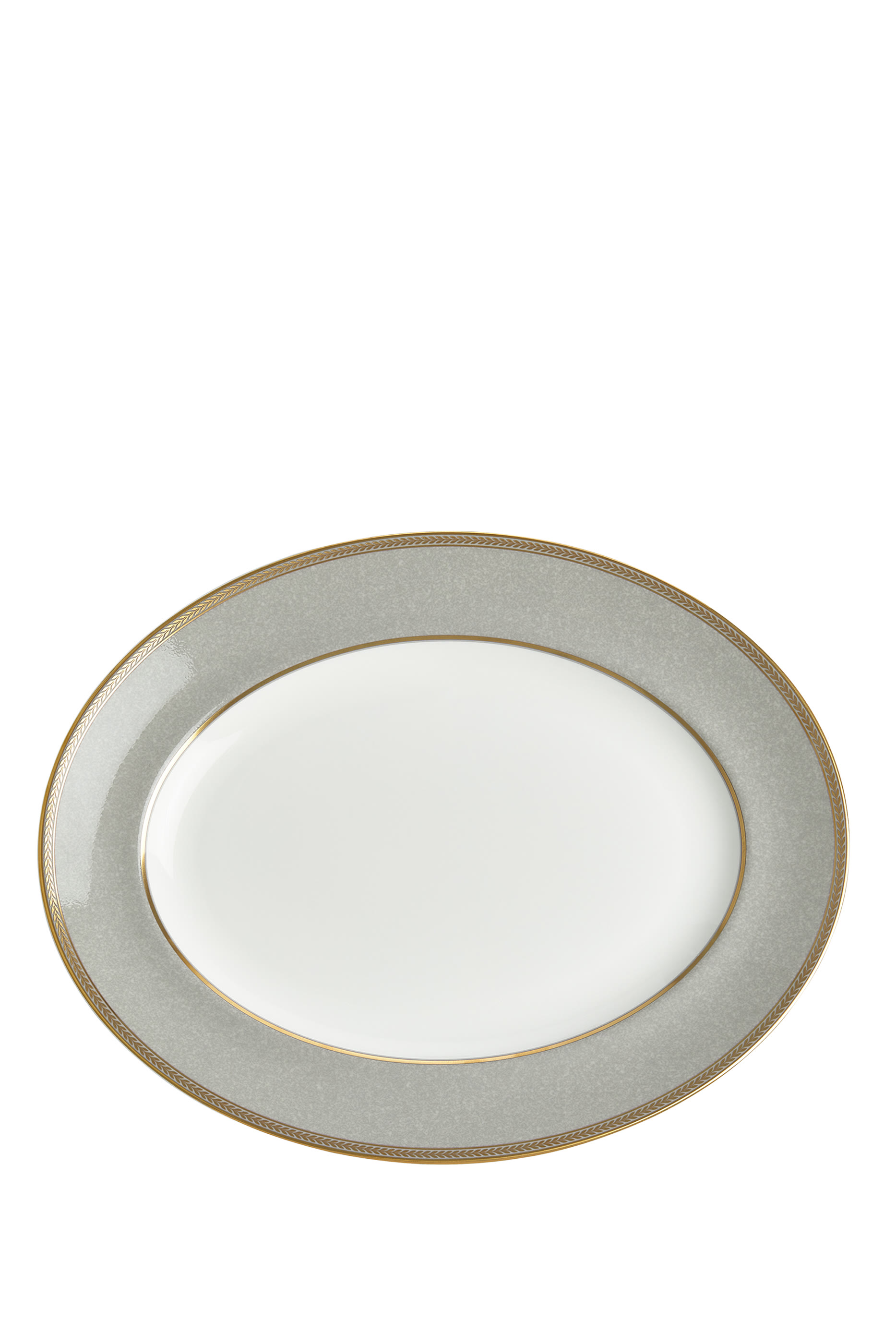 Renaissance Grey Oval Platter