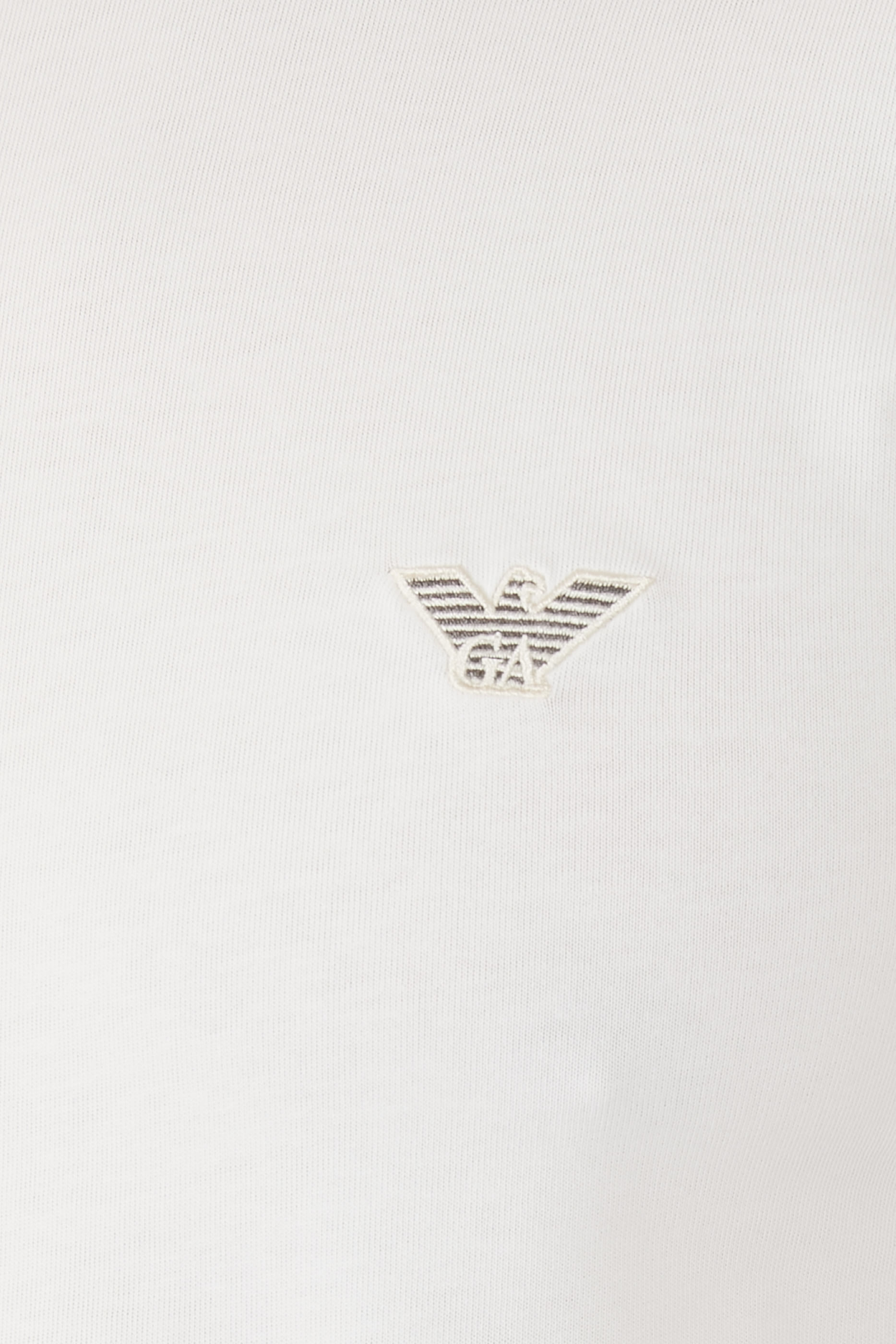 Micro Eagle Logo Cotton T-Shirt