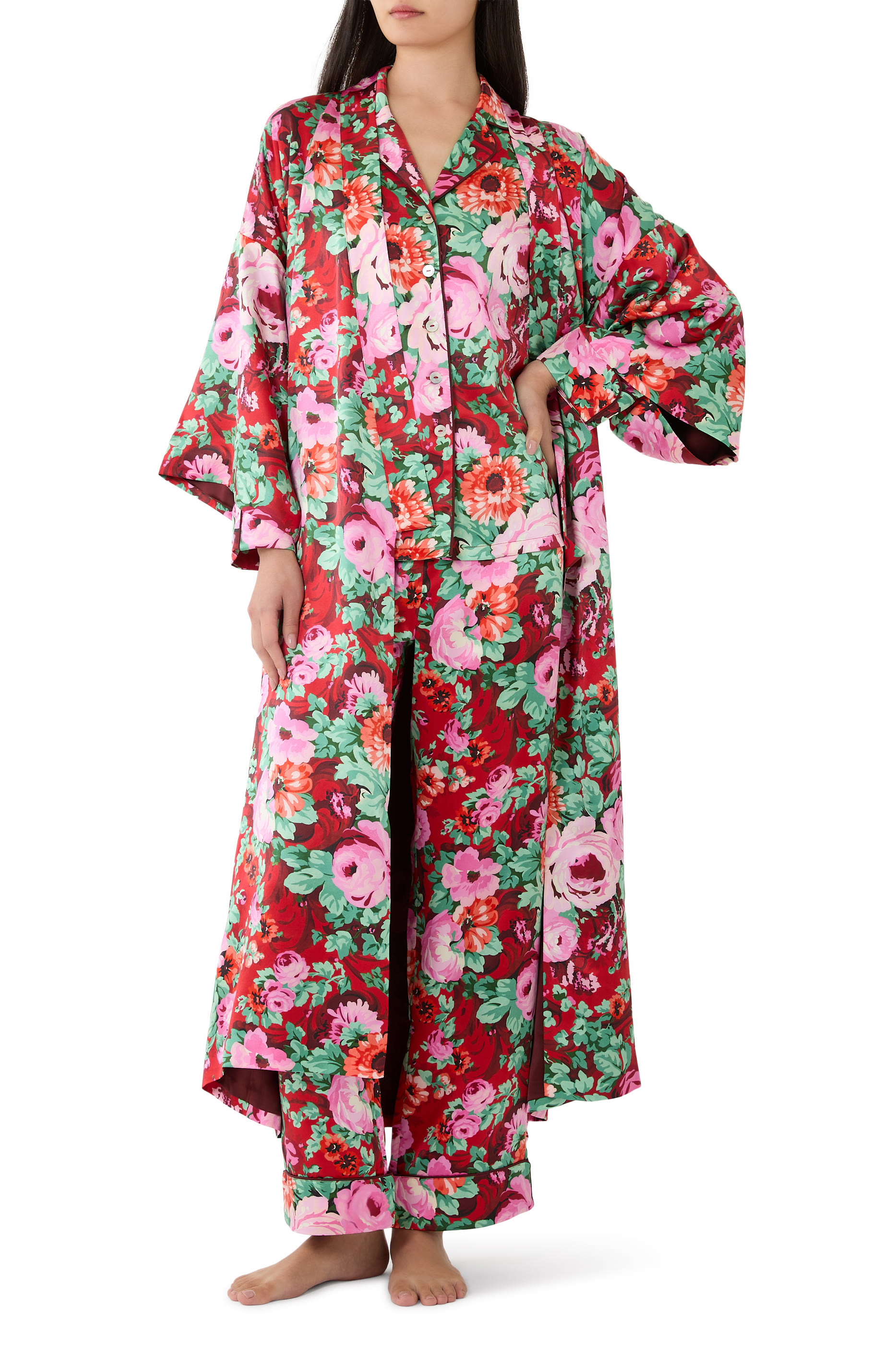 Queenie Moulin Floral Robe 