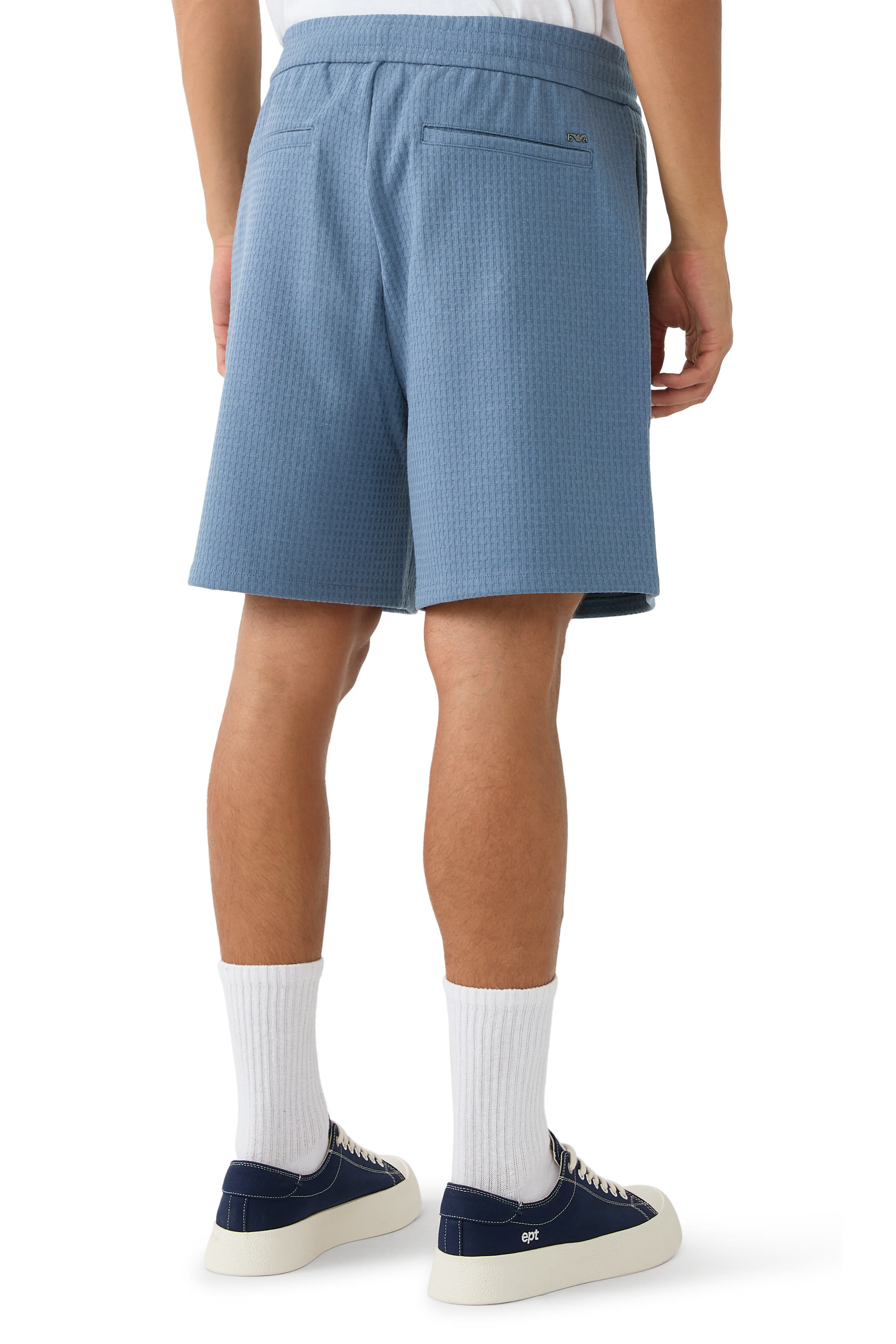 Seersucker Bermuda Shorts