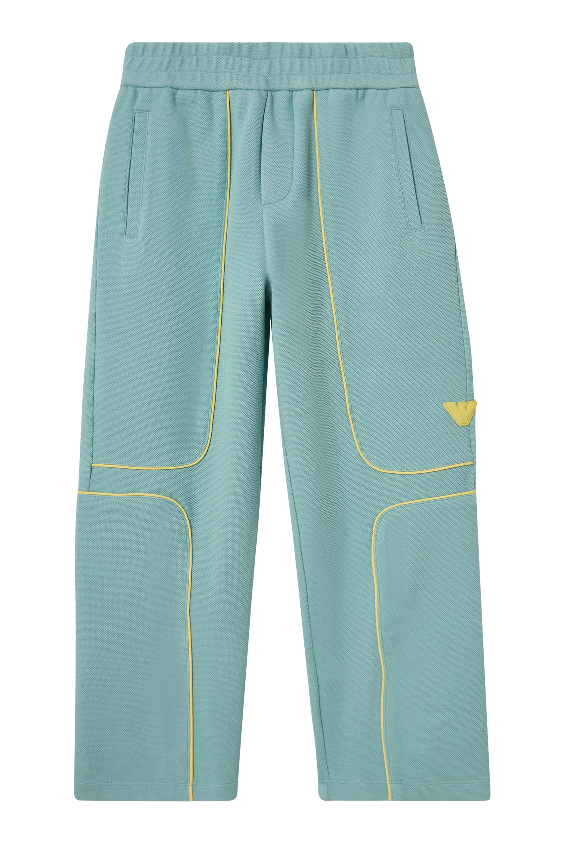 Kids Eagle Logo Piping Detail Trousers