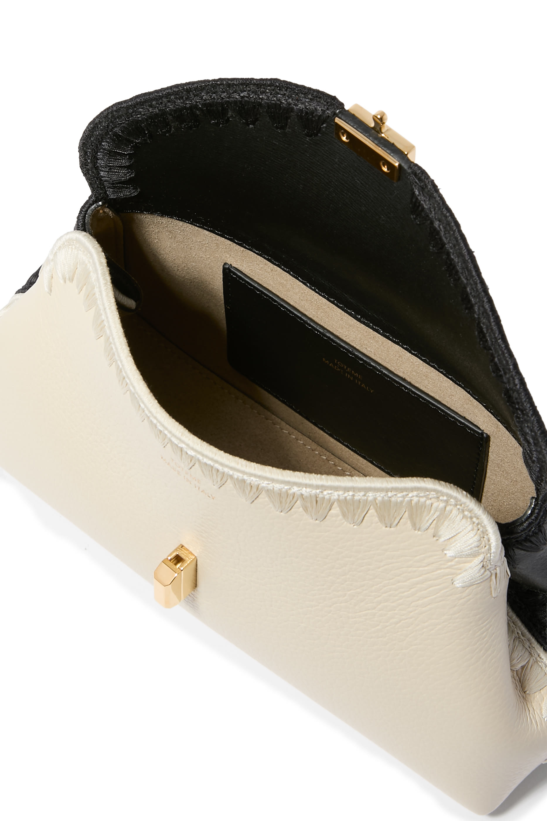  Mini T-Lock Leather Clutch