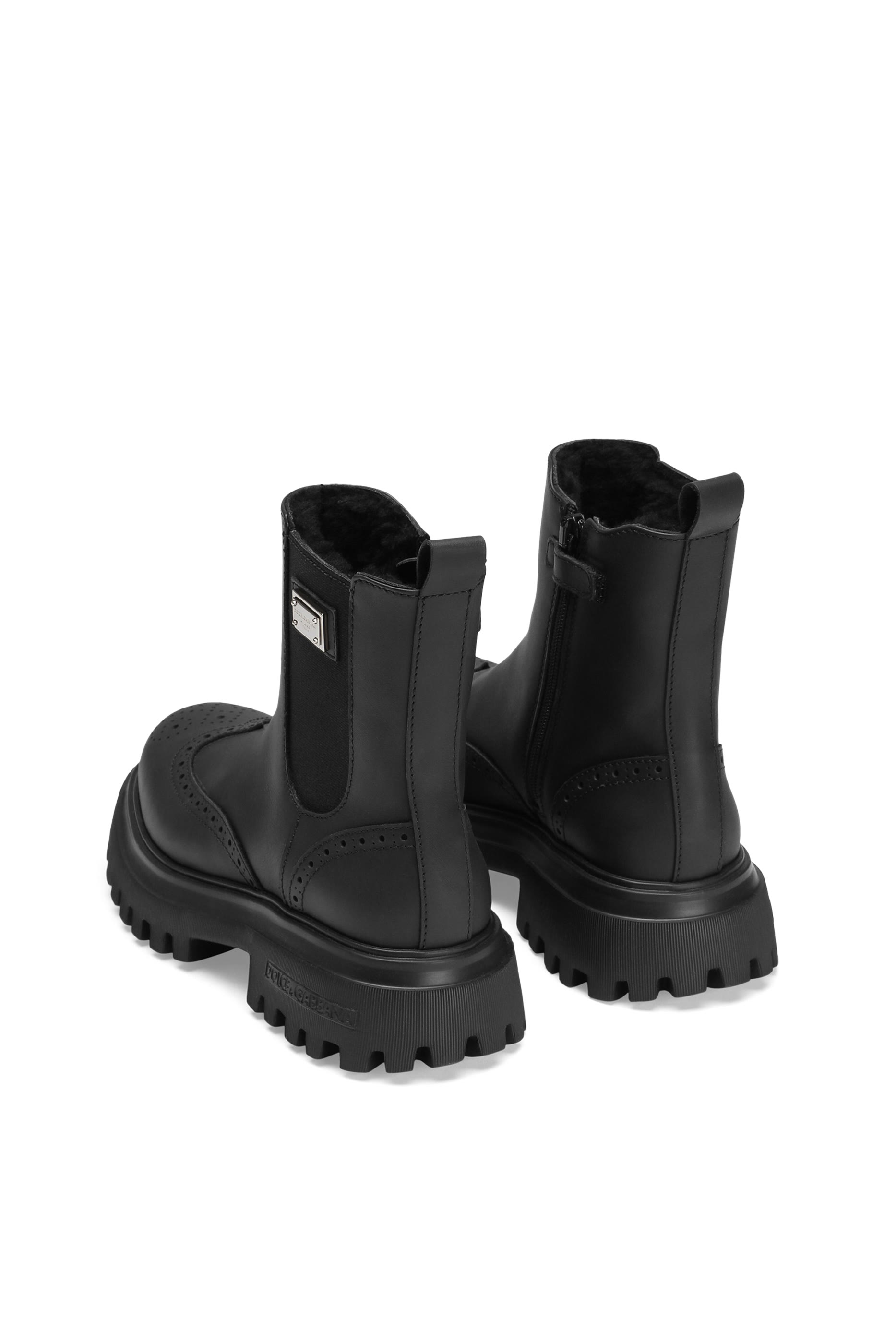 Kids  Beatles Calfskin Ankle Boots 