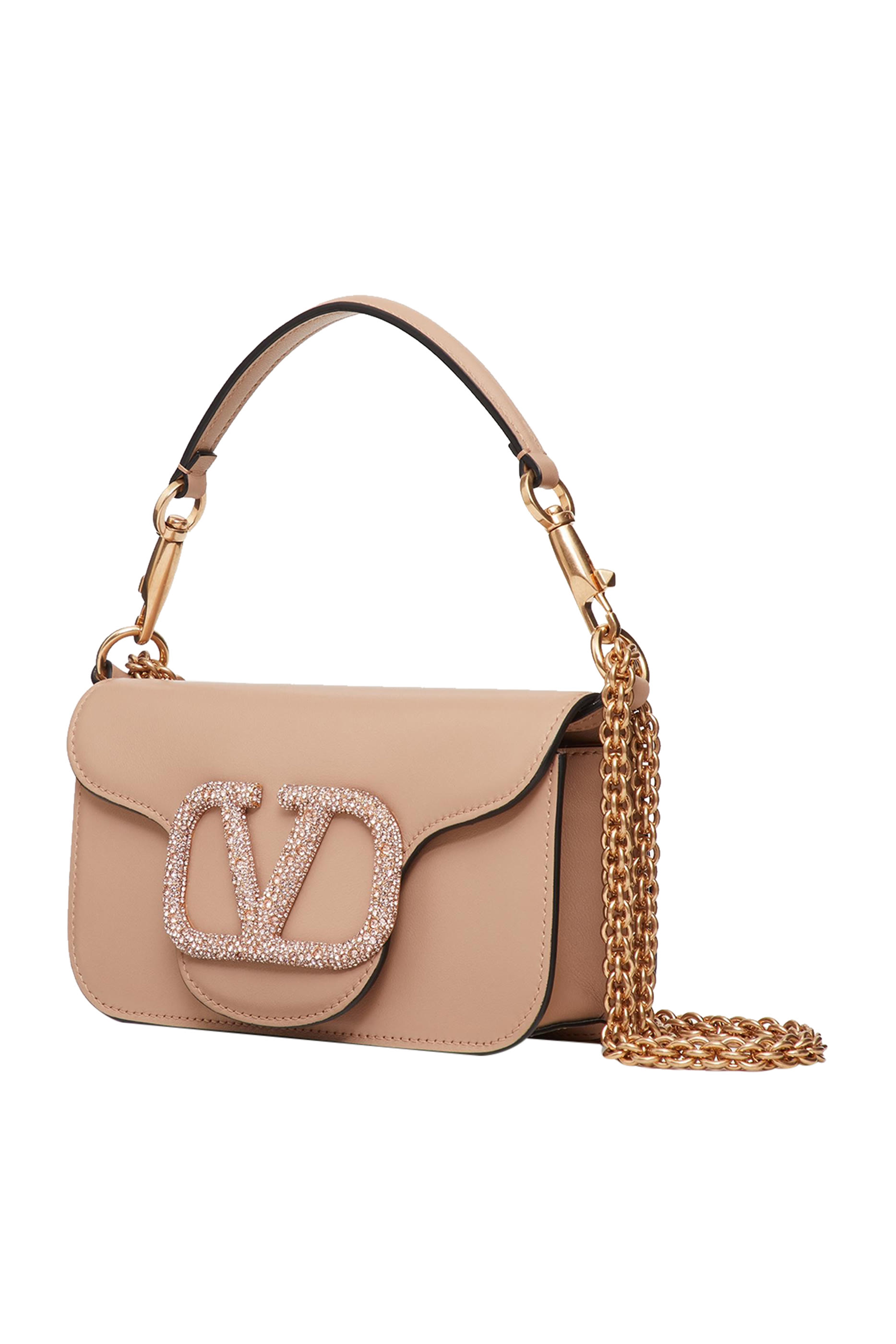Valentino Garavani Loc&ograve; Crystal Shoulder Bag