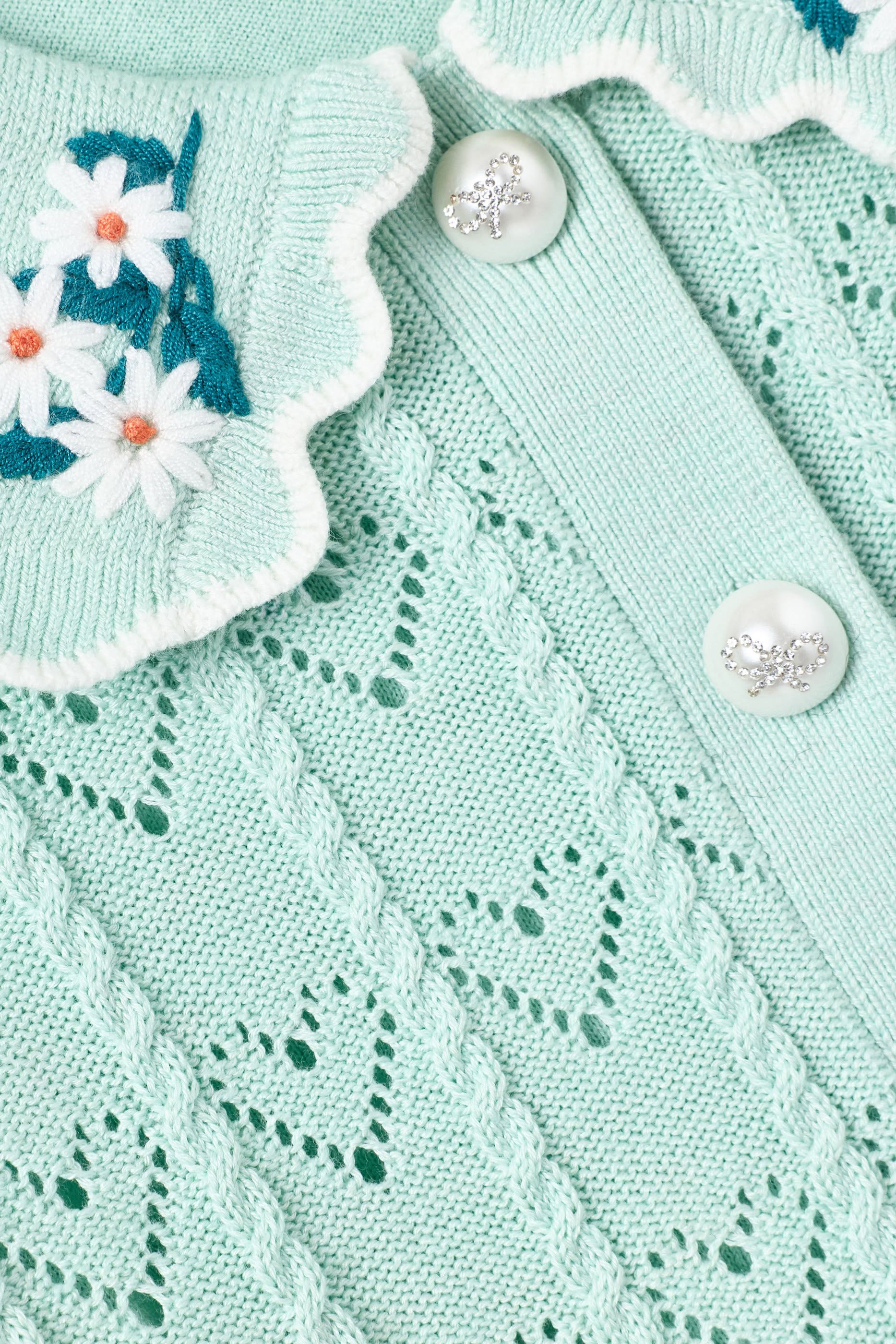 Kids Heart Knit Cardigan