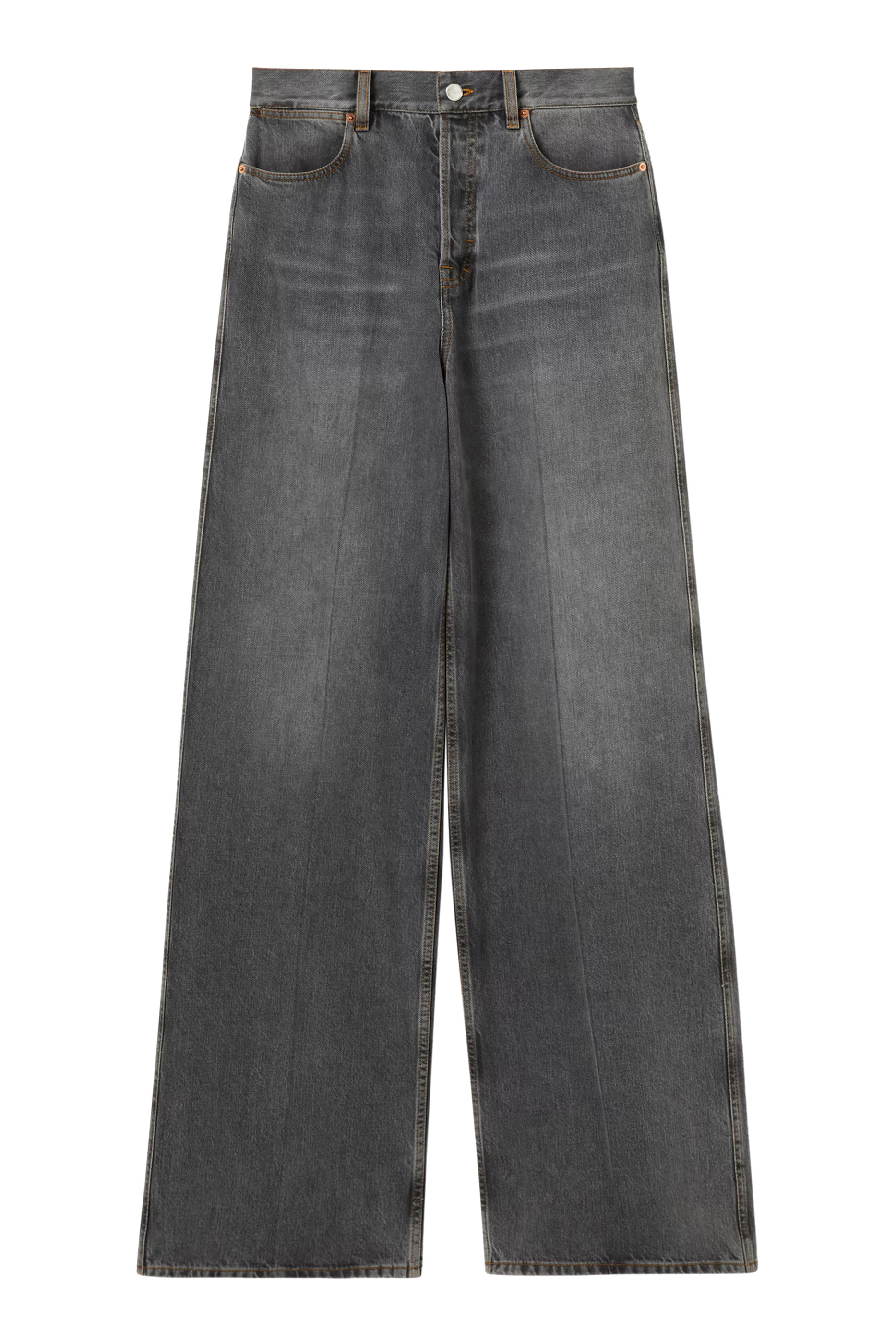 Wide Leg Denim Pants 