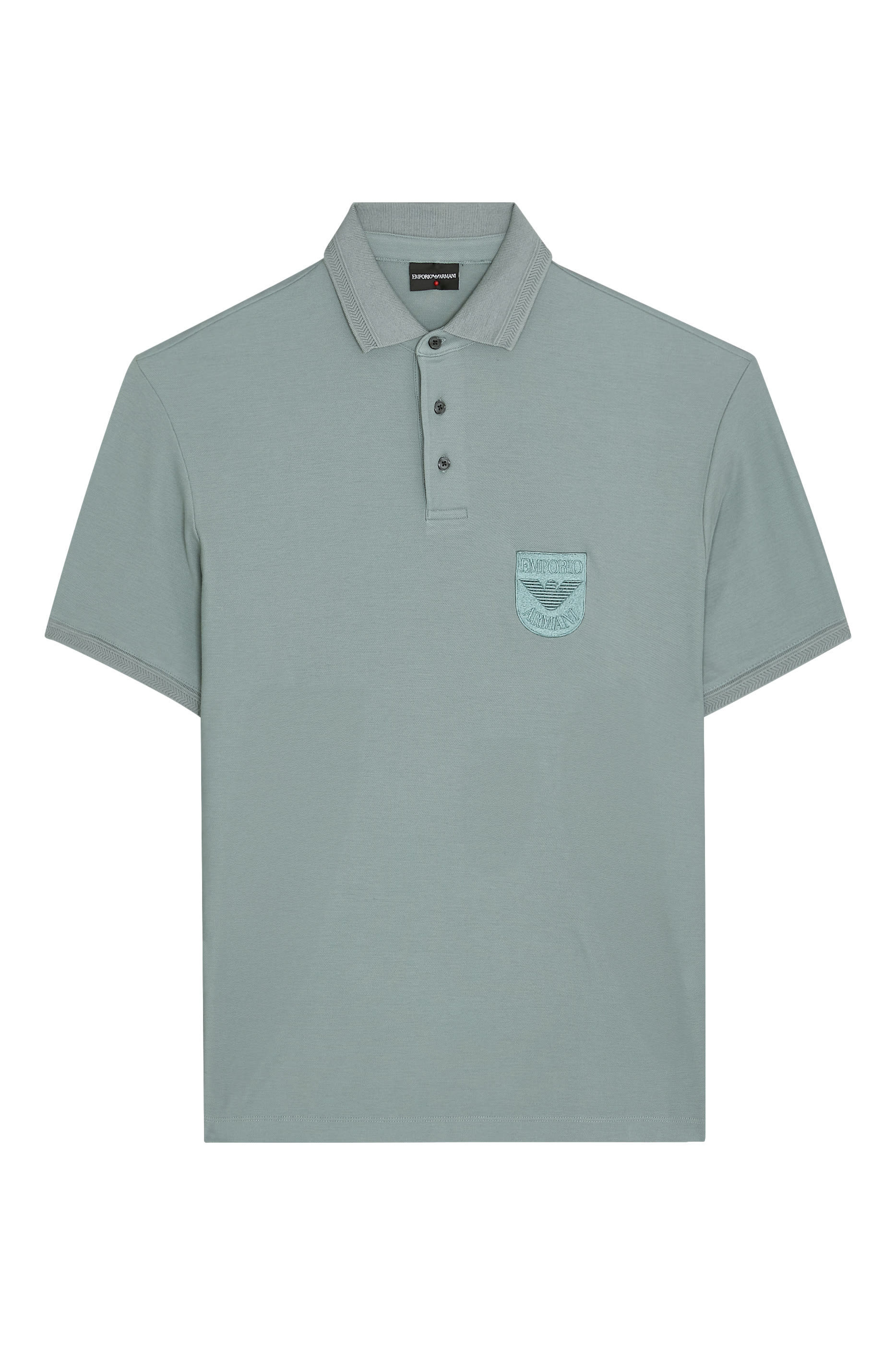 Eagle Patch Piqu&eacute; Jersey Polo Shirt
