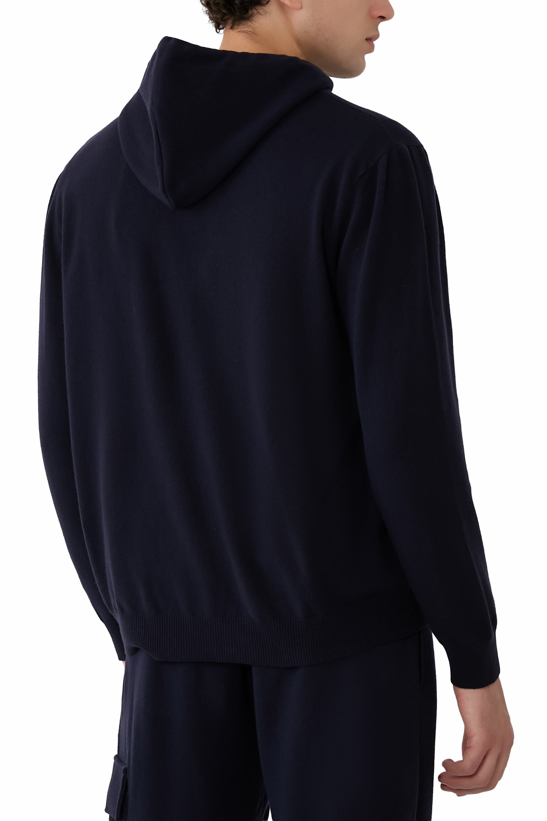 Full-Zip Merino Wool Hoodie