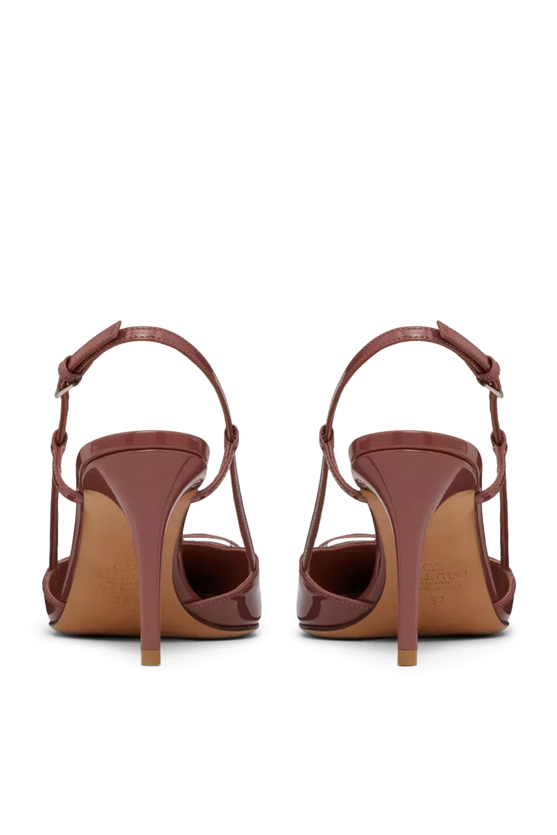 VLogo Signature Patent Leather 80 Slingback Pumps