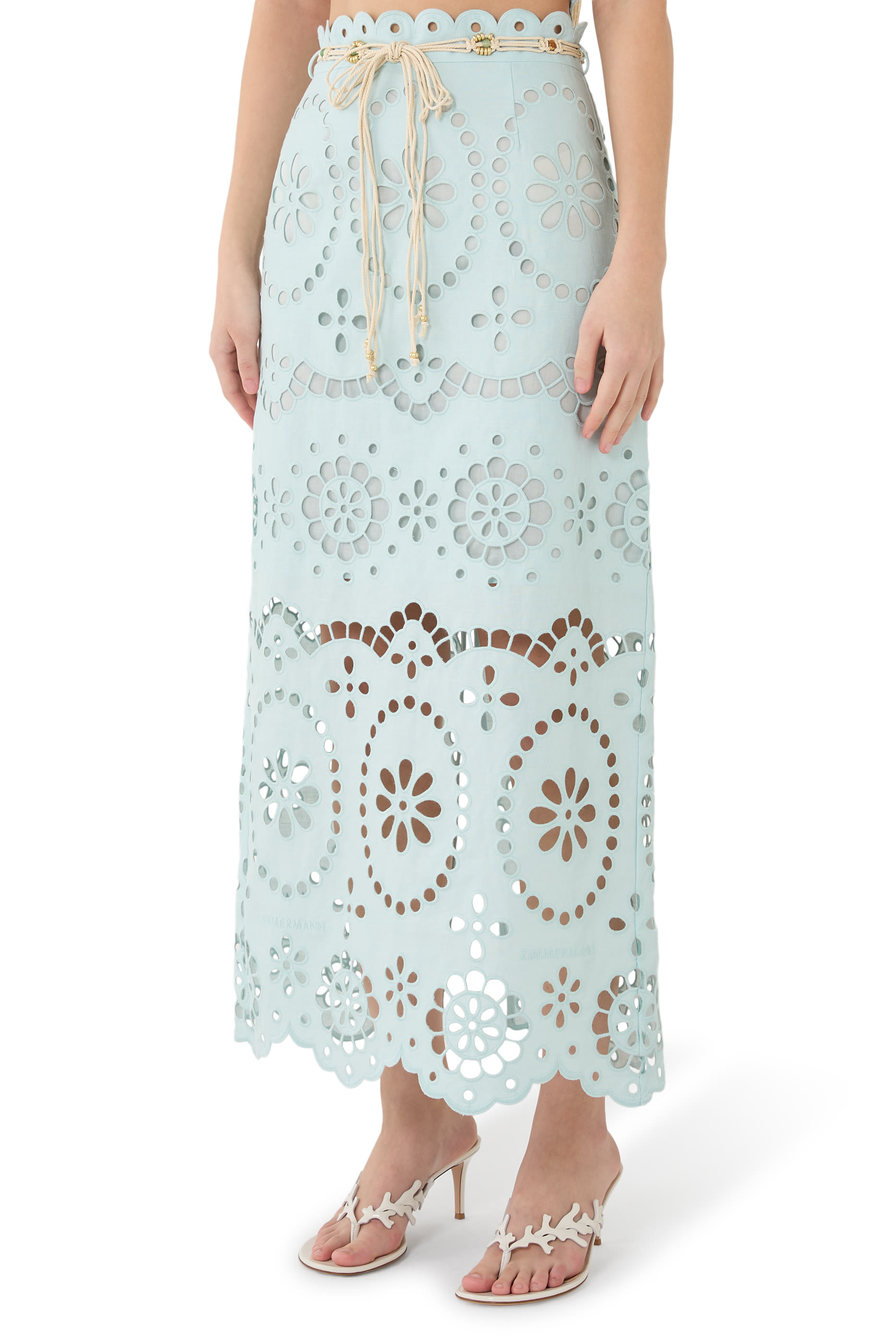  Awaken Embroidered Skirt