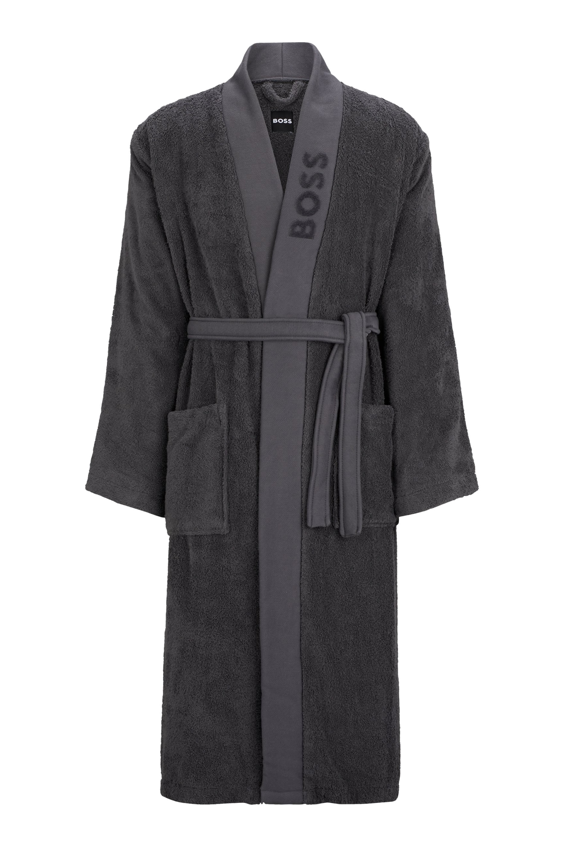 Logo-Lapel Dressing Gown