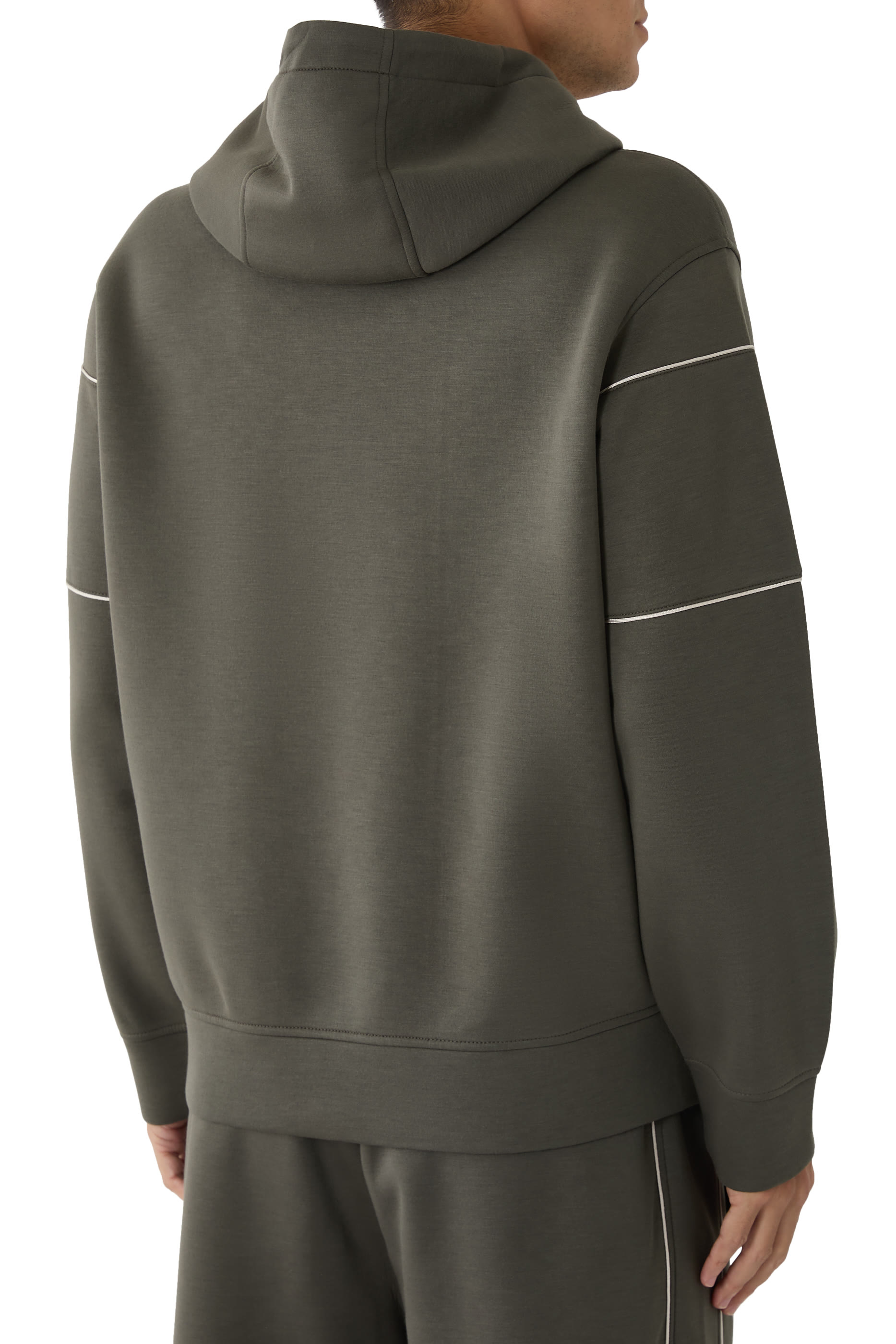 Double-Jersey Hooded Sweatshirt