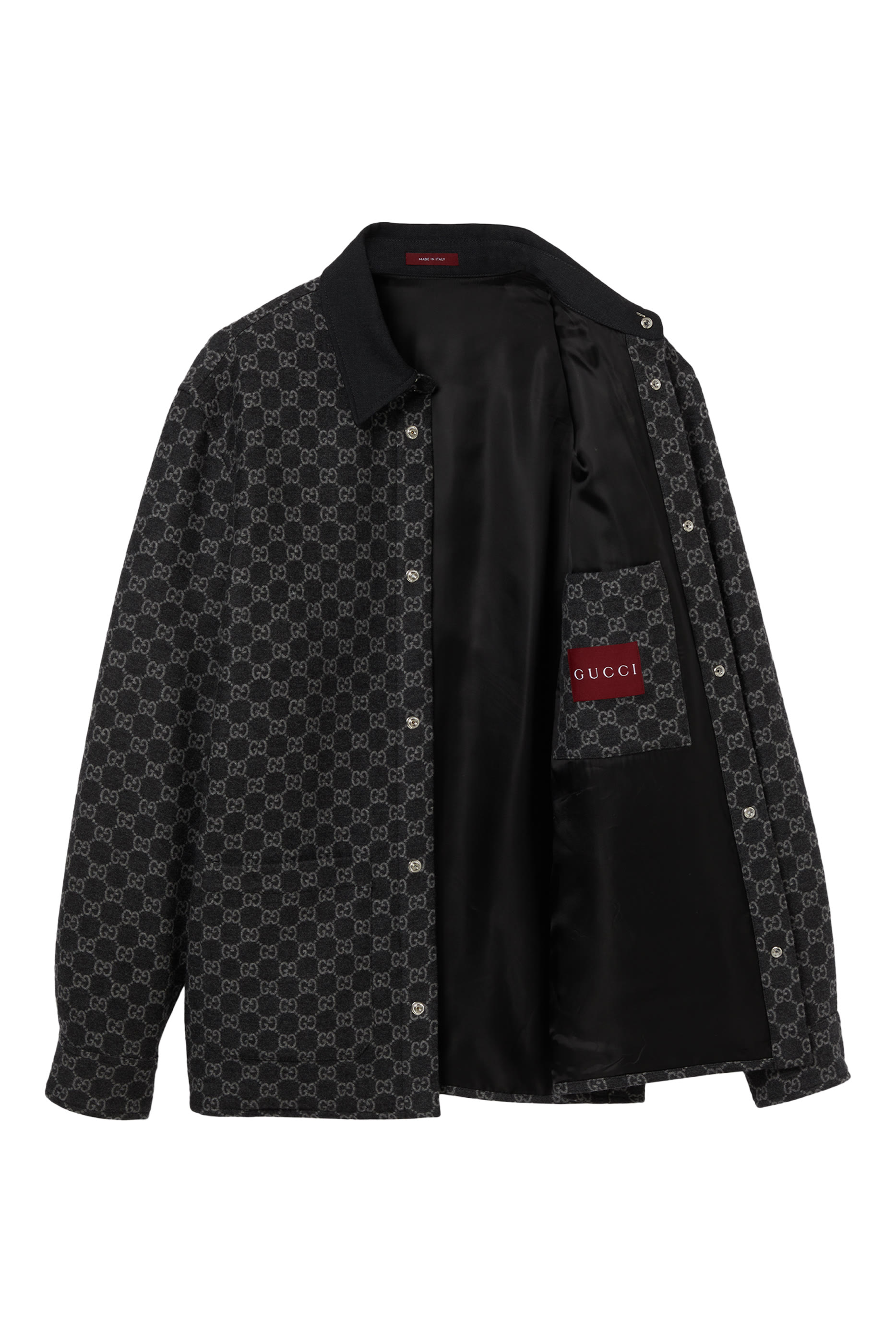 Brushed GG Flannel Jacket